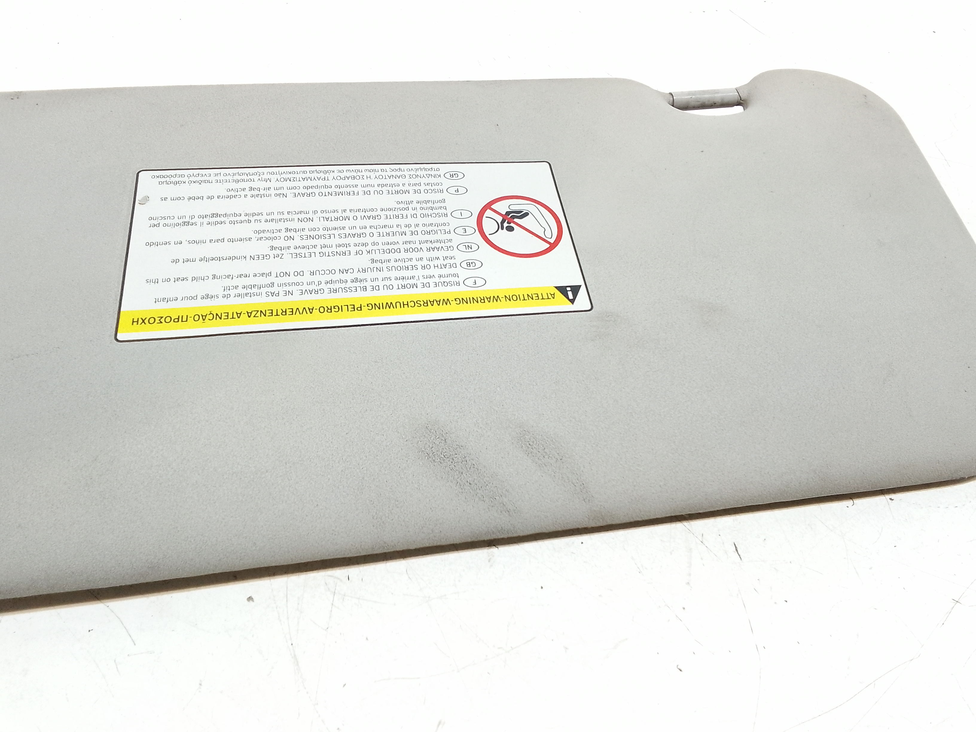 Parasole aletta Lato Passeggero per Peugeot 207 1 Serie (2006 - 2009)