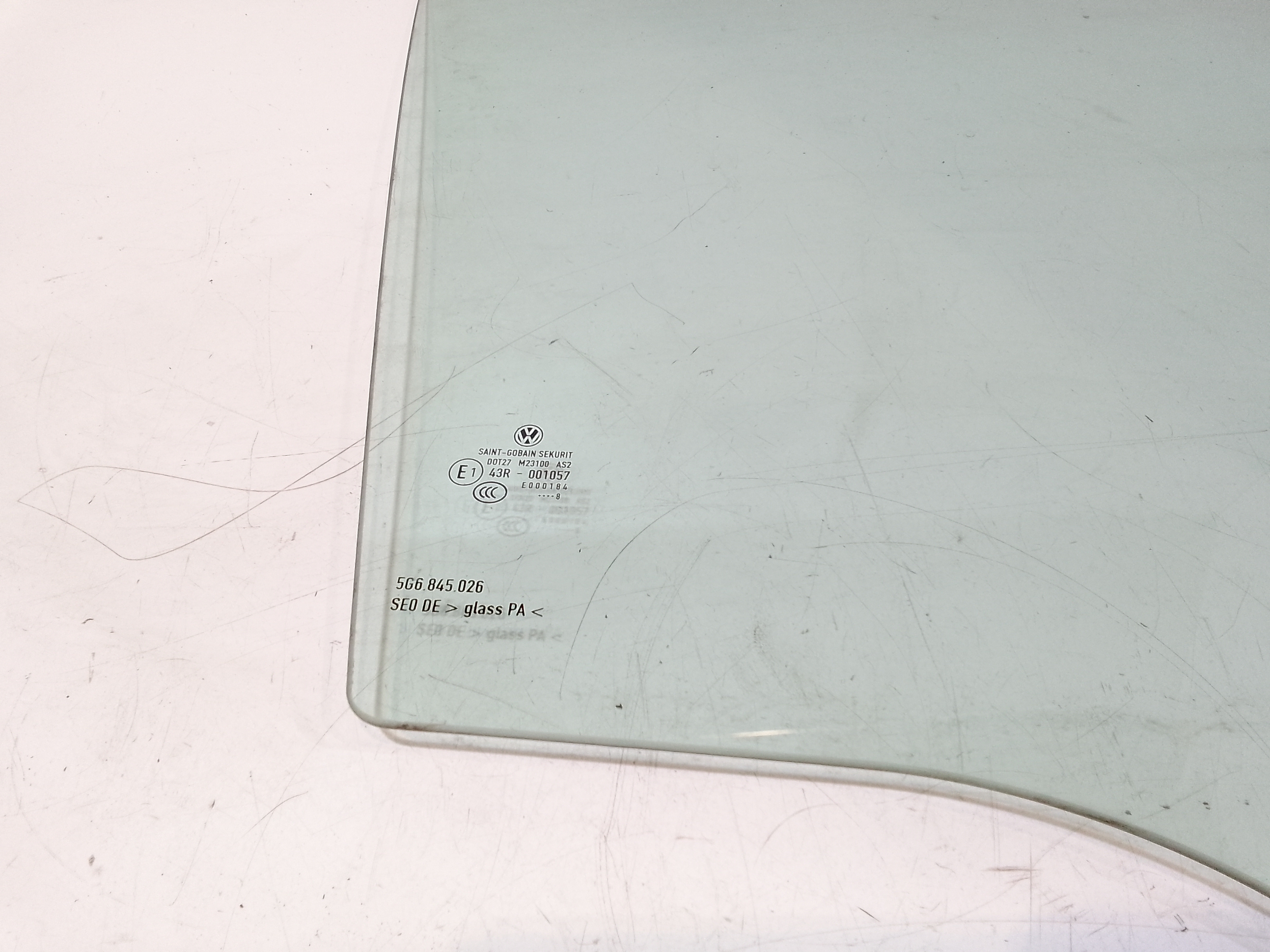 Vetro scendente posteriore destro per Volkswagen Golf 7 Berlina (12>) (2012 - In produzione)