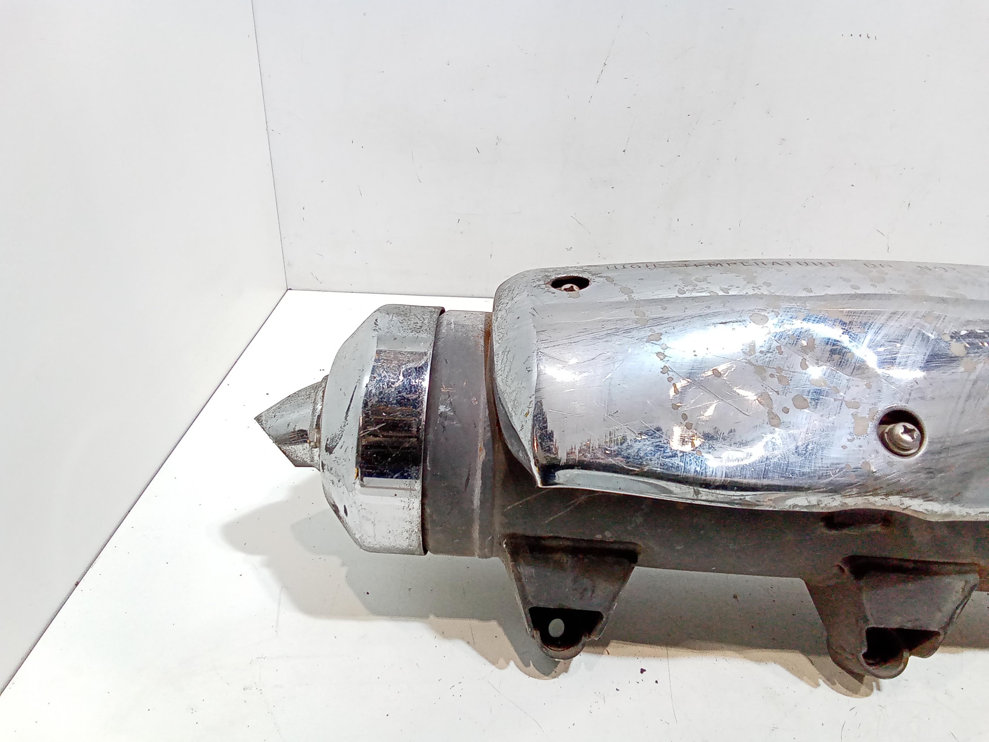 Marmitta completa di terminale scarico per Peugeot Lxr 200cc (09>14) (2009 - 2014)