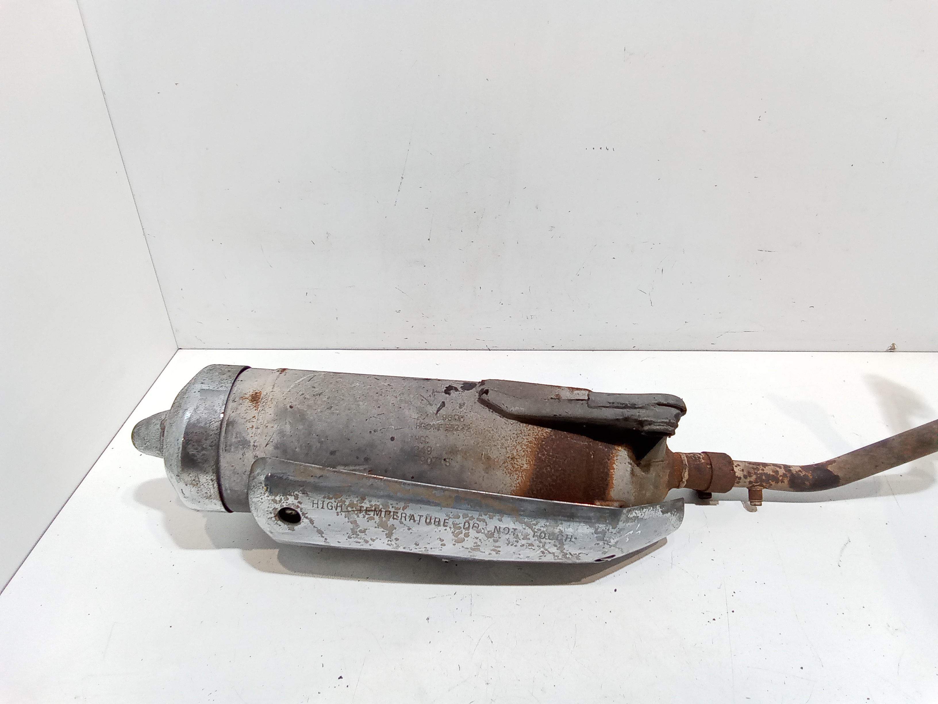 Marmitta completa di terminale scarico per Peugeot Lxr 200cc (09>14) (2009 - 2014)