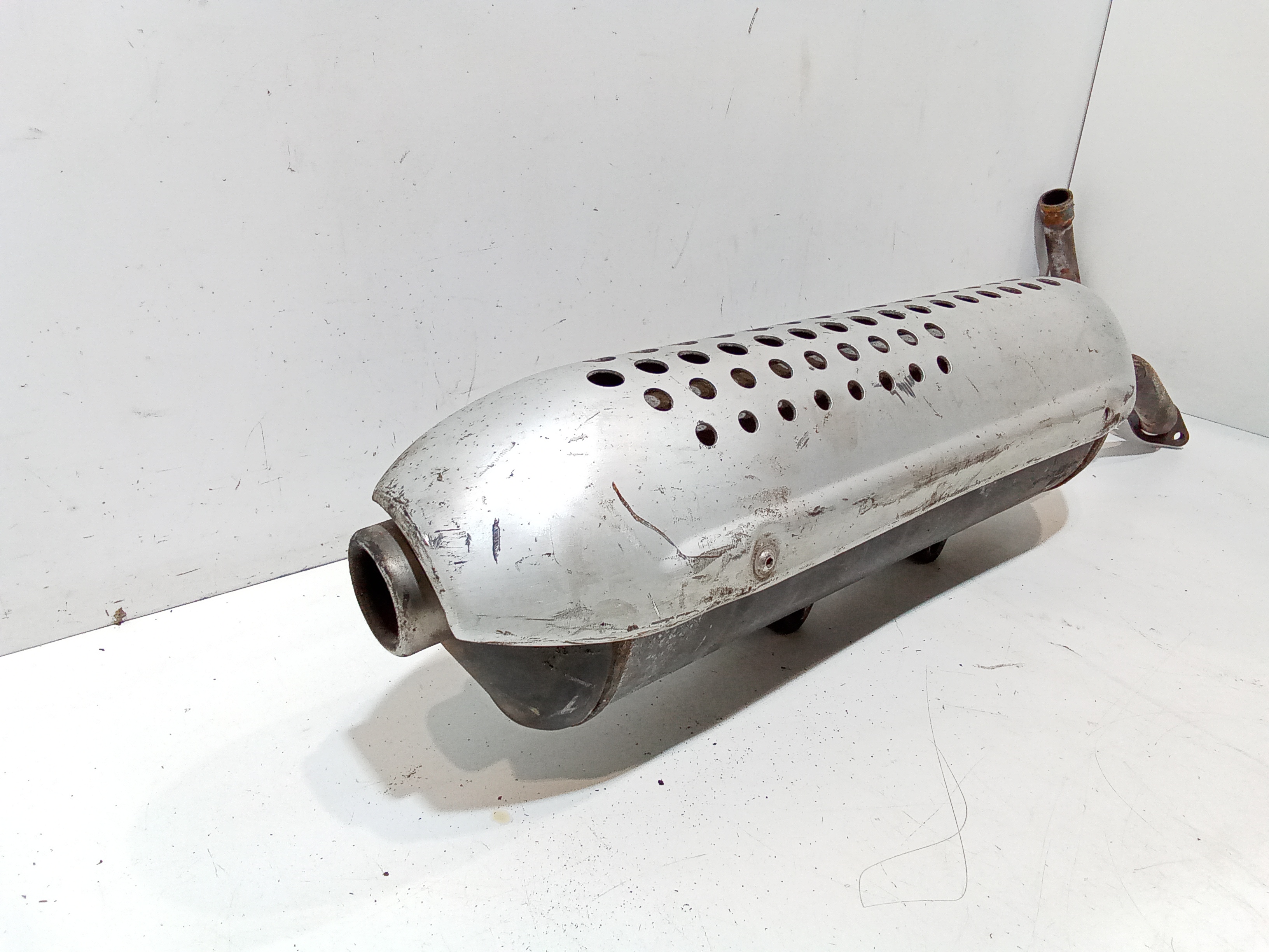 Marmitta completa di terminale scarico per Aprilia Scarabeo 150cc  (03>07) (2003 - 2007)