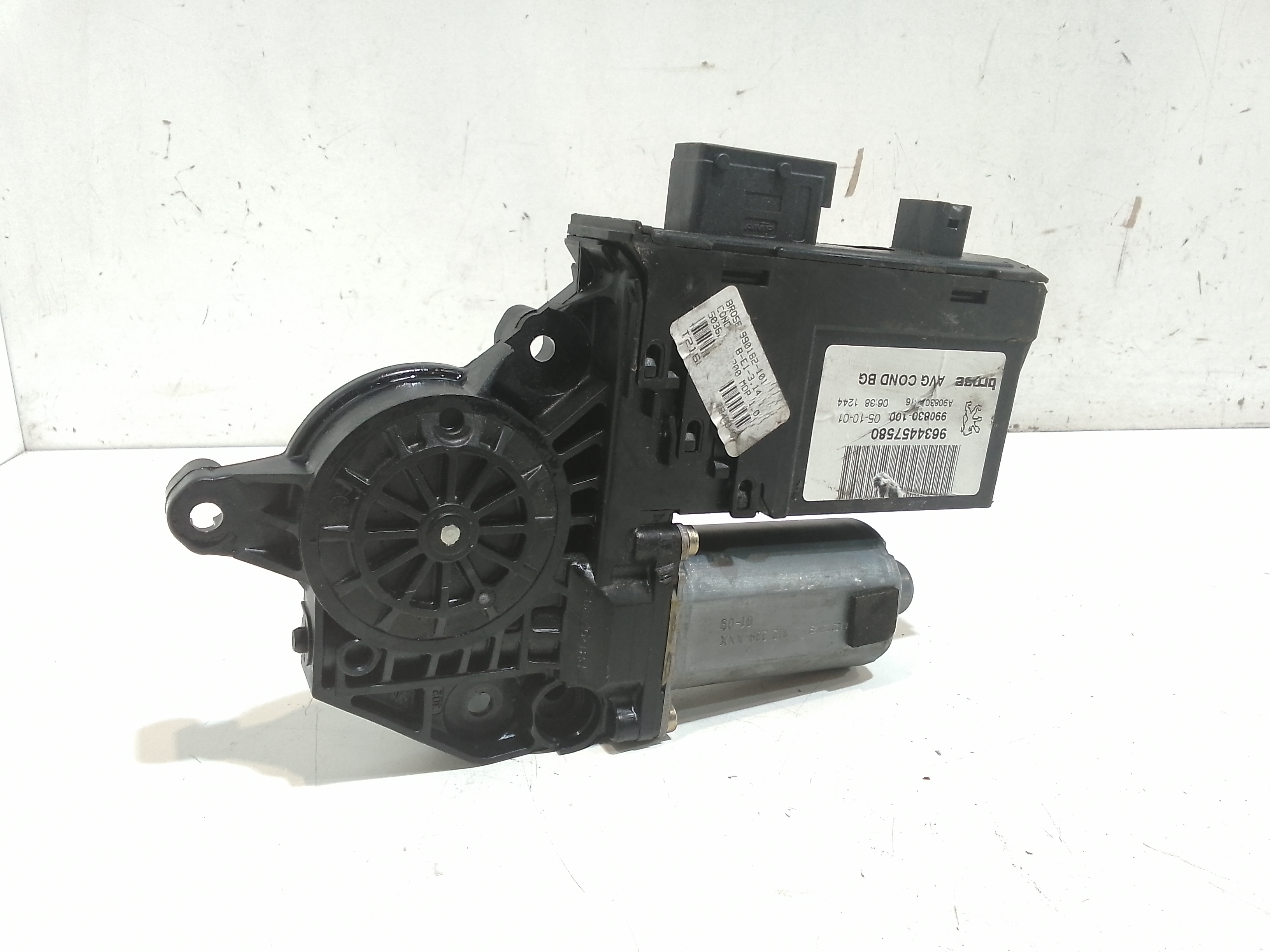 Motorino Alzavetro anteriore Sinistro per Peugeot 307 Berlina (2001 - 2005)