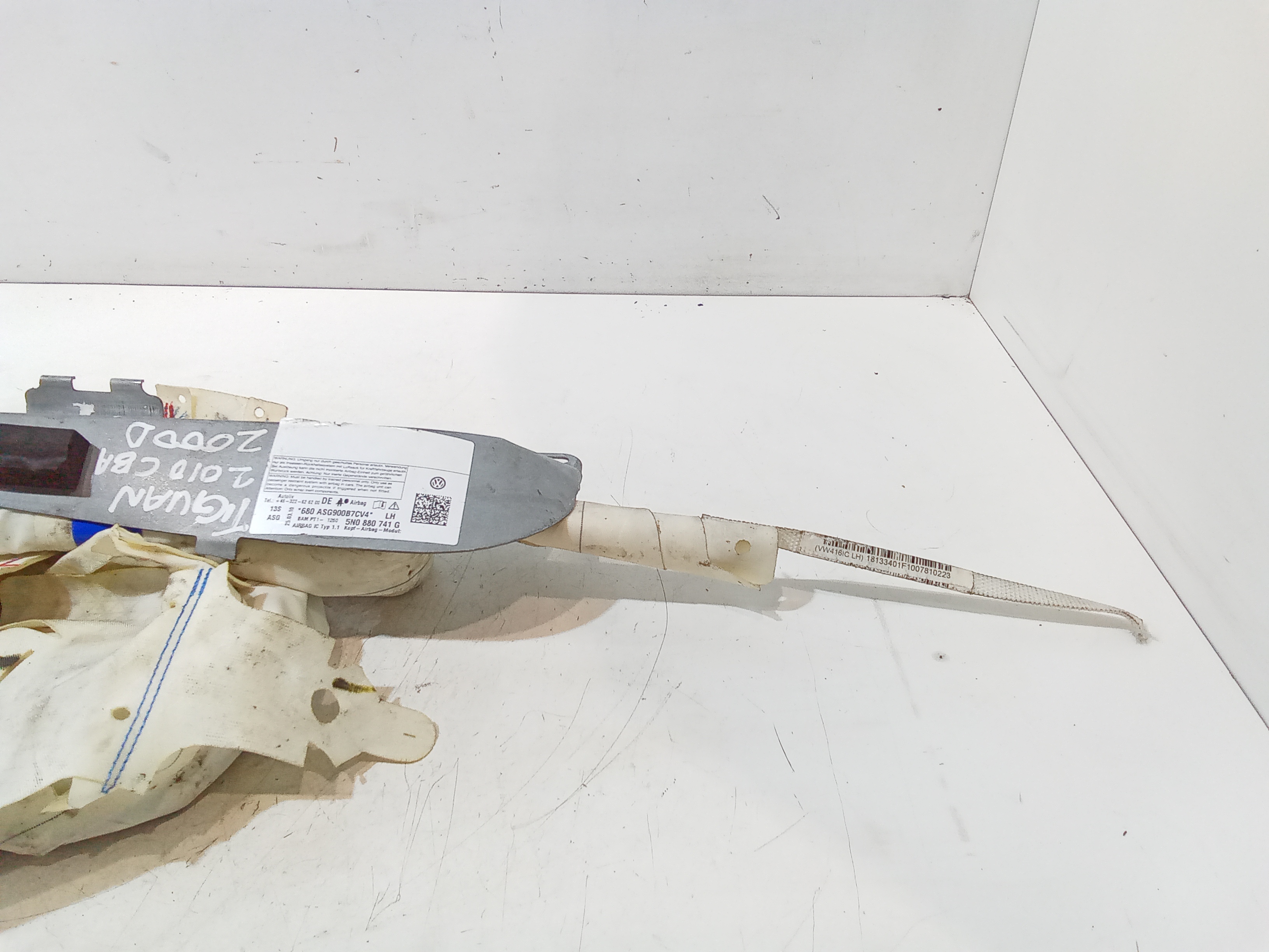 Airbag a tendina laterale Sinistro Guida per Volkswagen Tiguan 1 Serie (2007 - 2011)