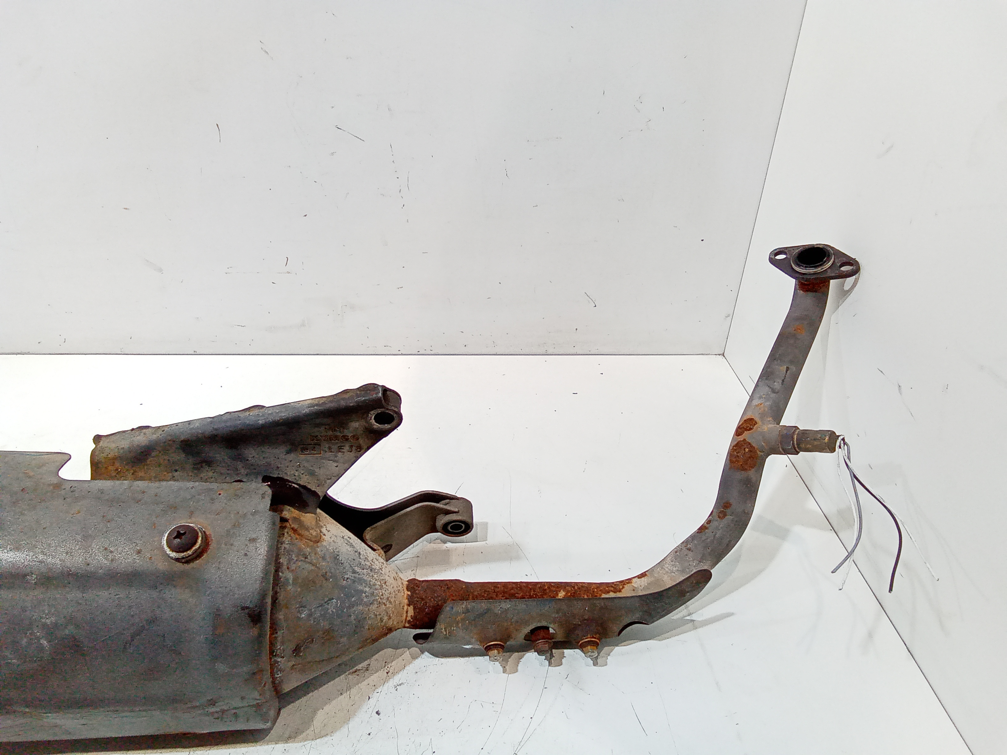 Marmitta completa di terminale scarico per Kymco People 200cc S (05>08) (2005 - 2008)