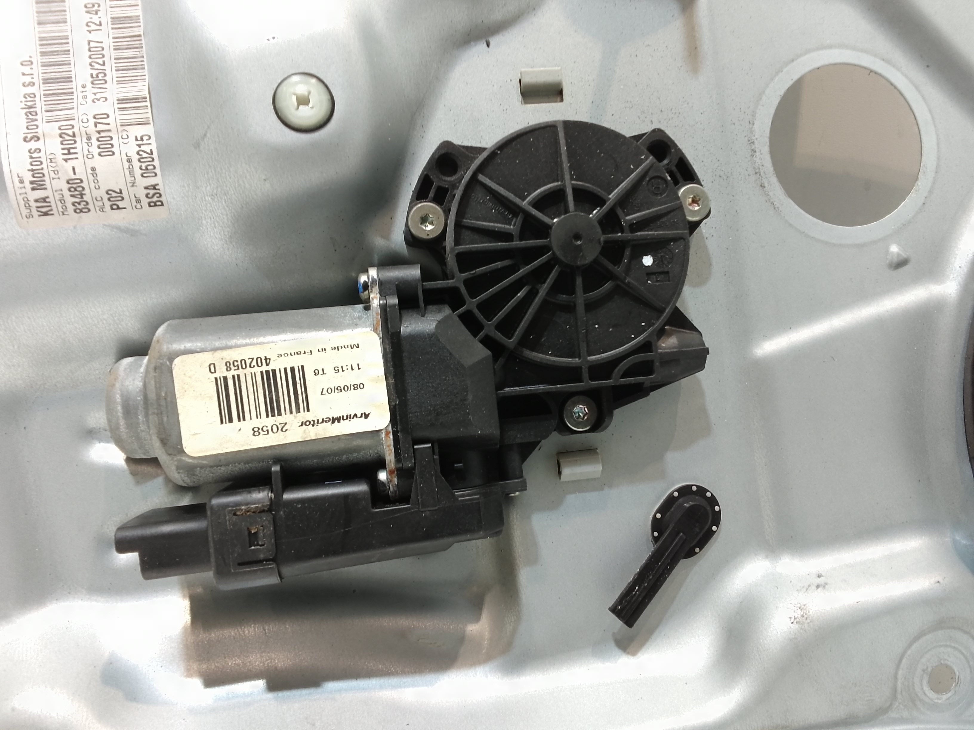 Cremagliera posteriore destra passeggero per Kia Cee d 1 Serie (2006 - 2012)