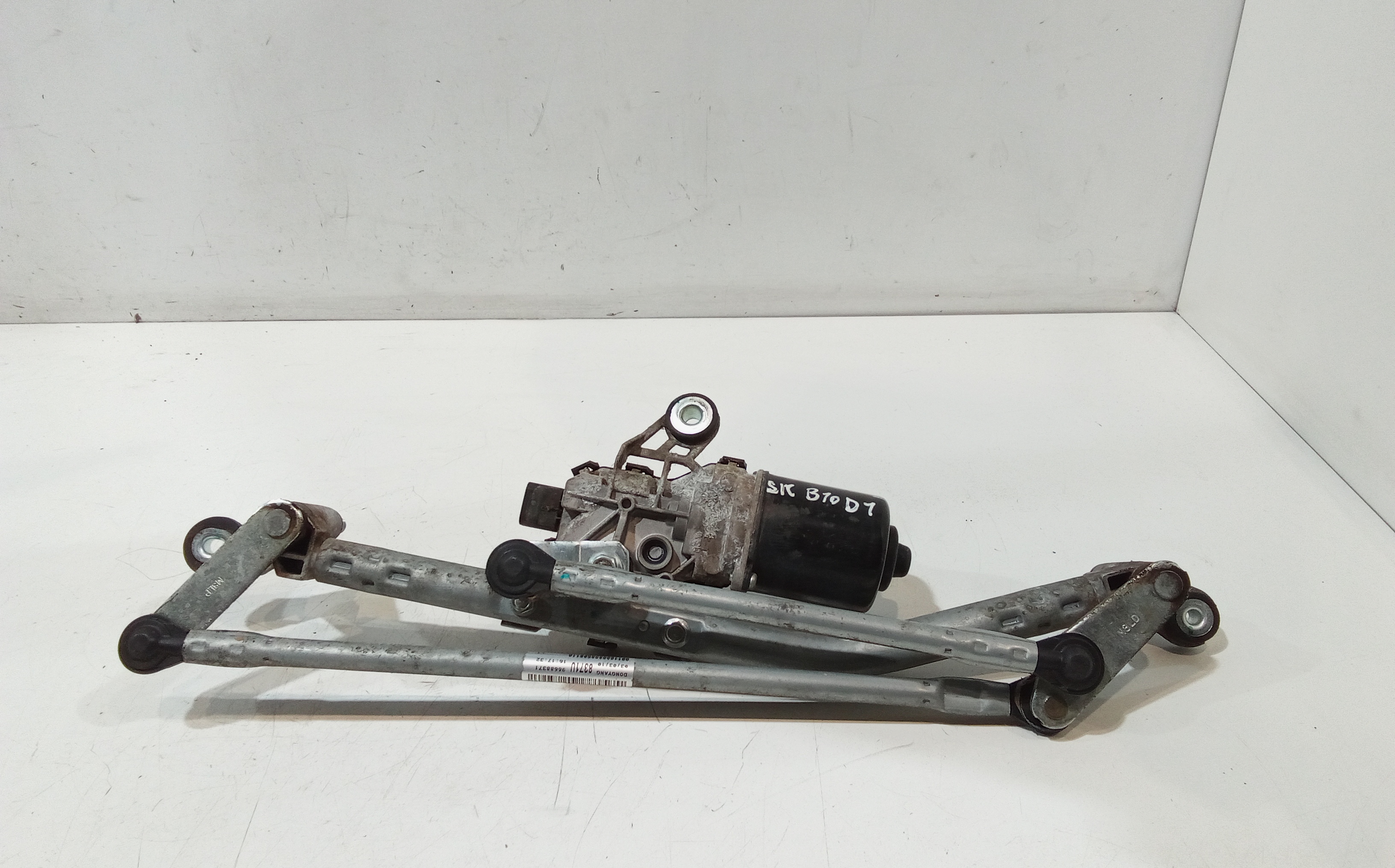 Motorino tergi ant completo di tandem per Chevrolet Spark 1 Serie (2009 - 2012)