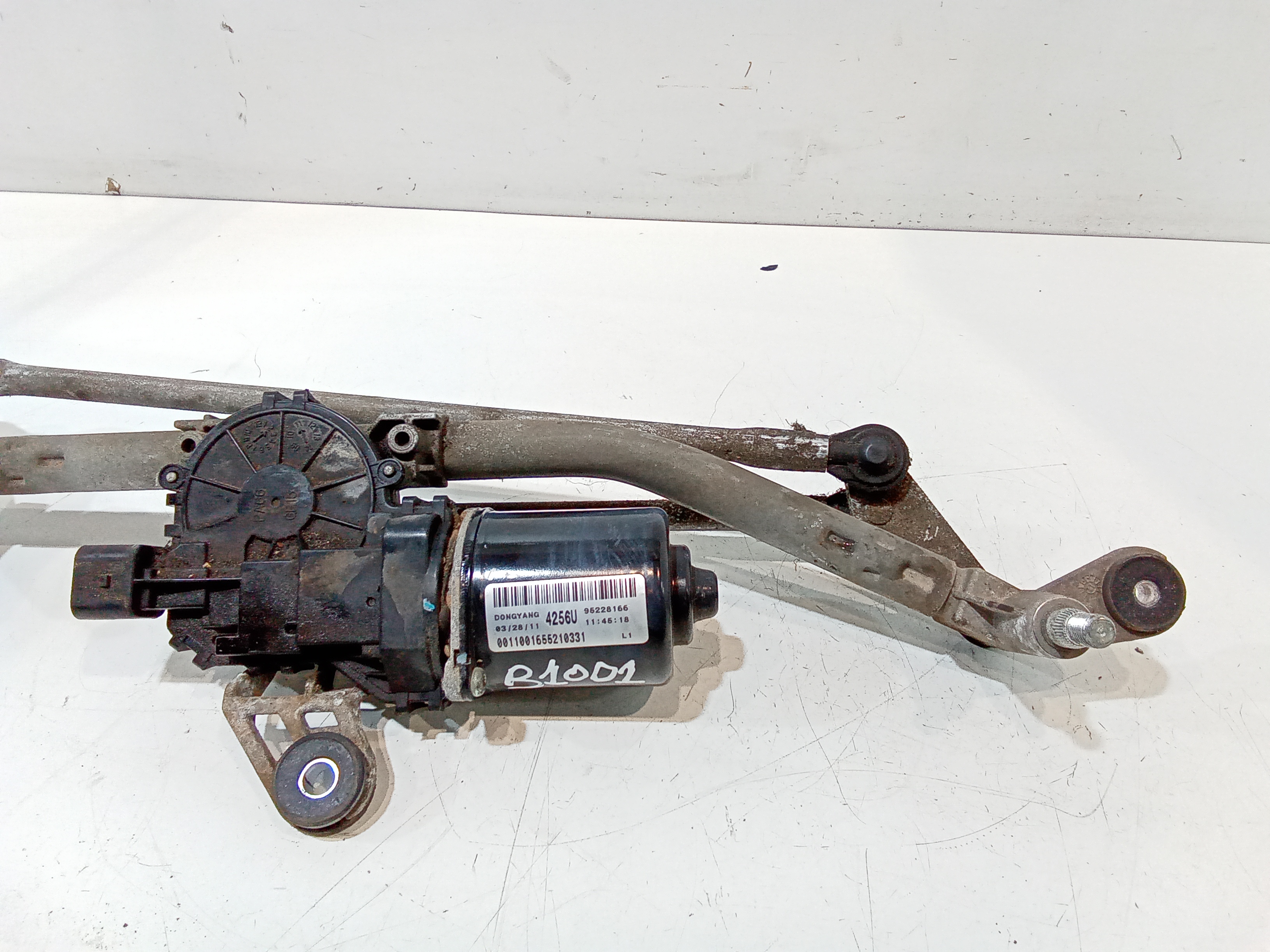 Motorino tergi ant completo di tandem per Chevrolet Spark 1 Serie (2009 - 2012)