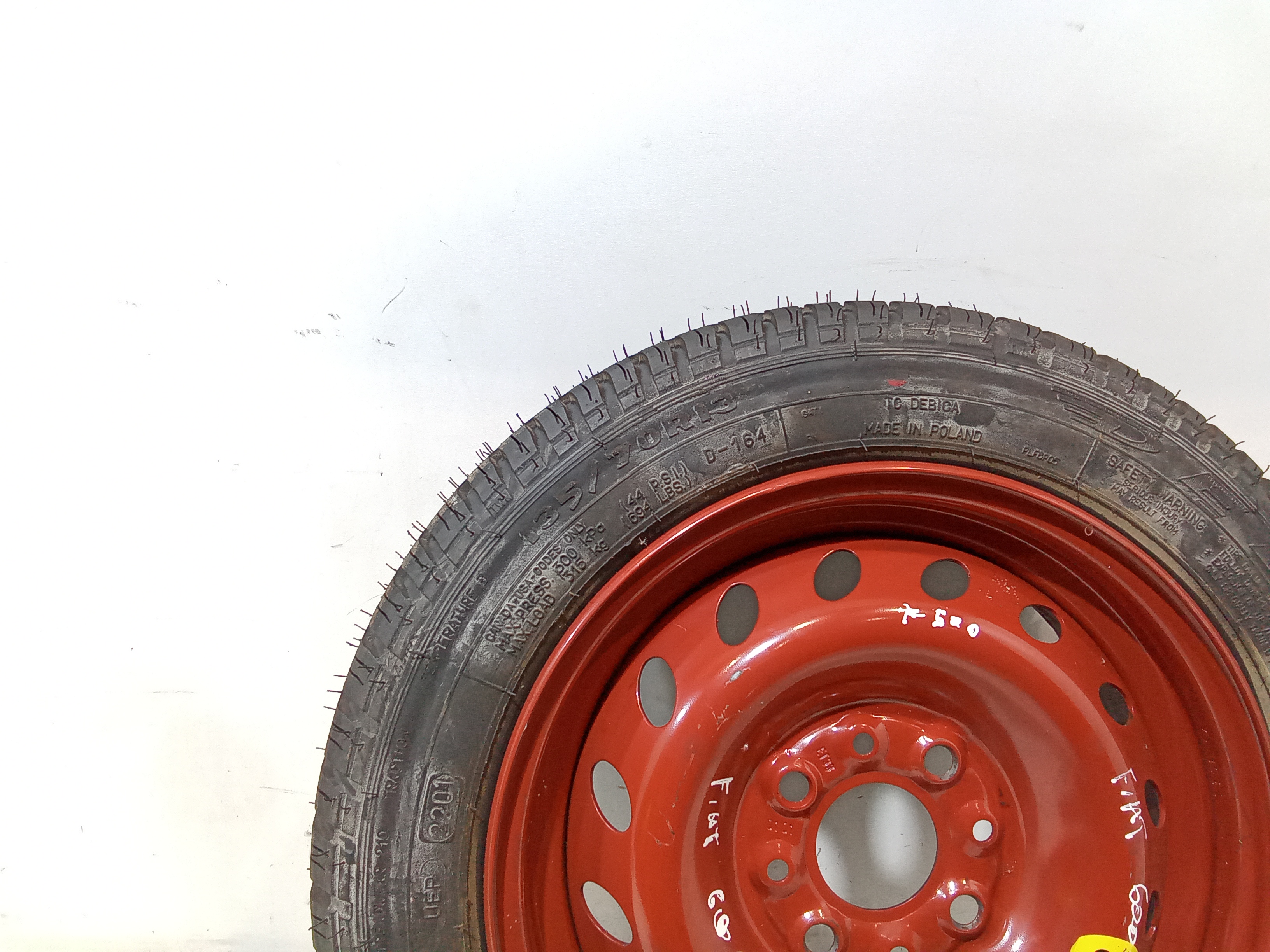 Kit Ruotino di scorta per Fiat Seicento / 600 (05>10) (2005 - 2010)