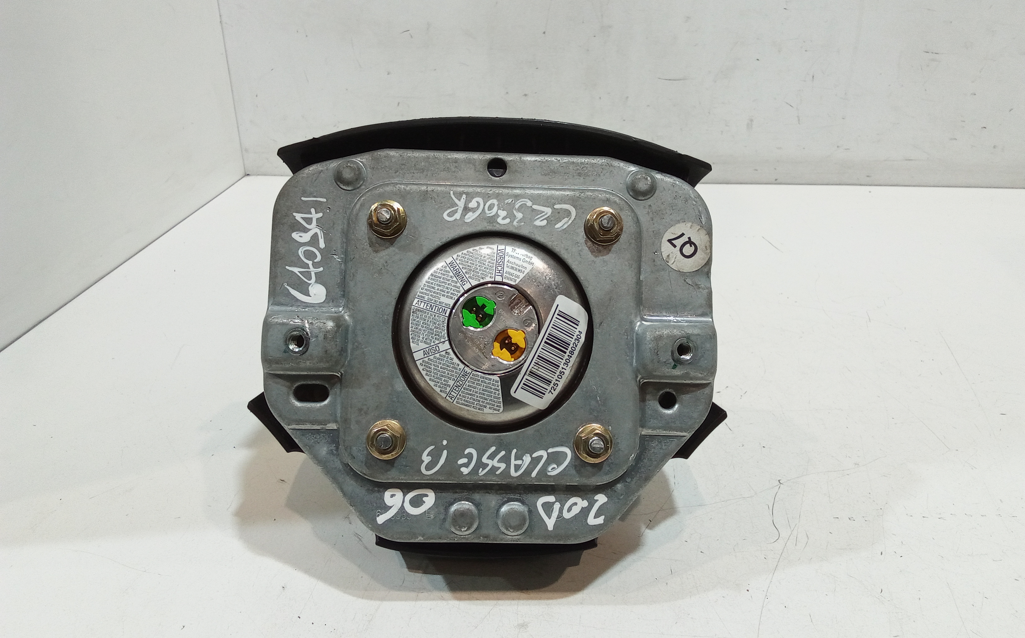 Airbag Volante per Mercedes Classe B W245 1 Serie (2005 - 2011)