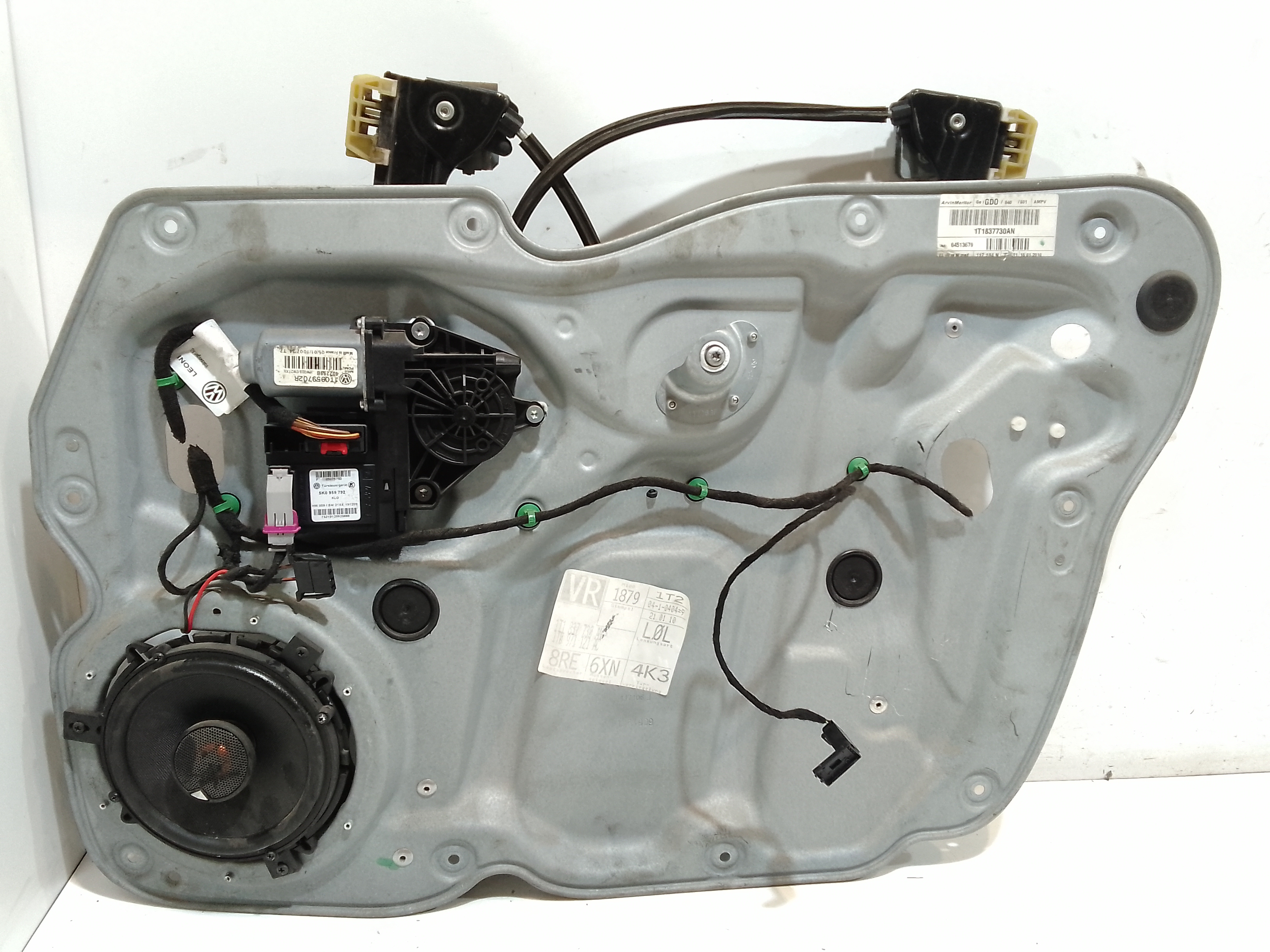 Cremagliera anteriore destra passeggero per Volkswagen Touran 2 Serie (2007 - 2010)