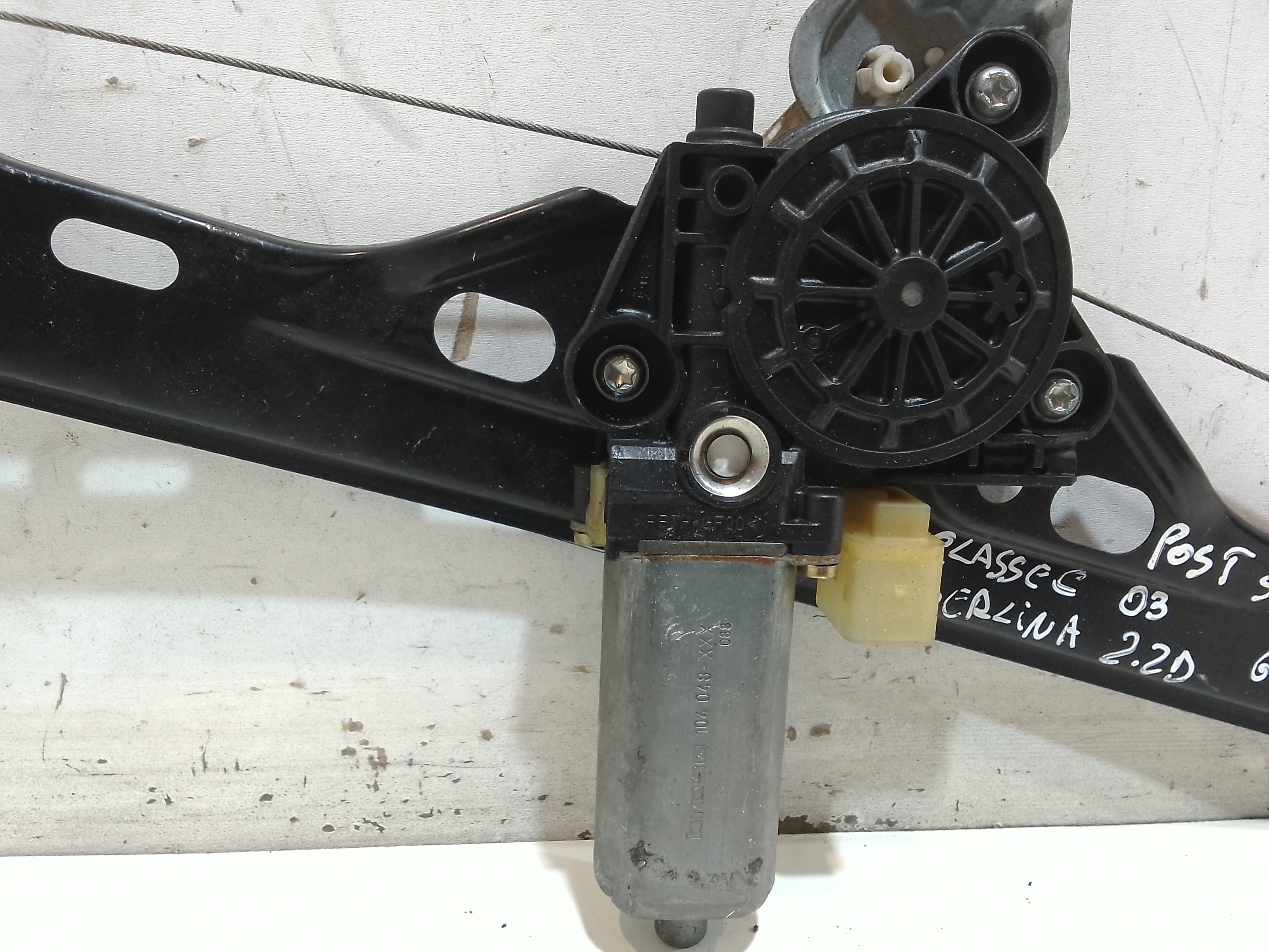 Cremagliera posteriore laterale sinistra per Mercedes Classe C Berlina W203 (2000 - 2004)