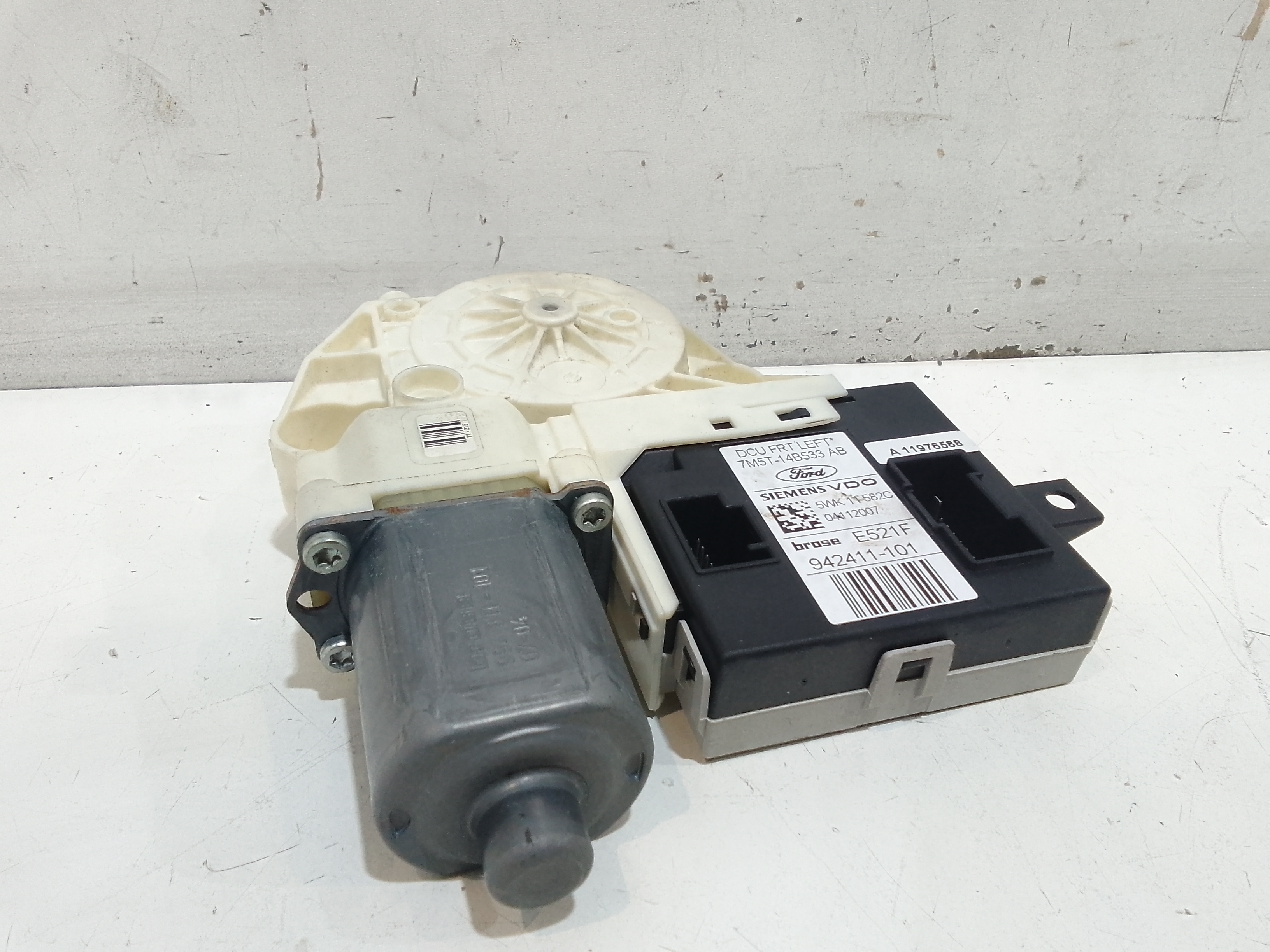 Motorino Alzavetro anteriore Sinistro per Ford Focus Berlina 3 Serie (2004 - 2008)