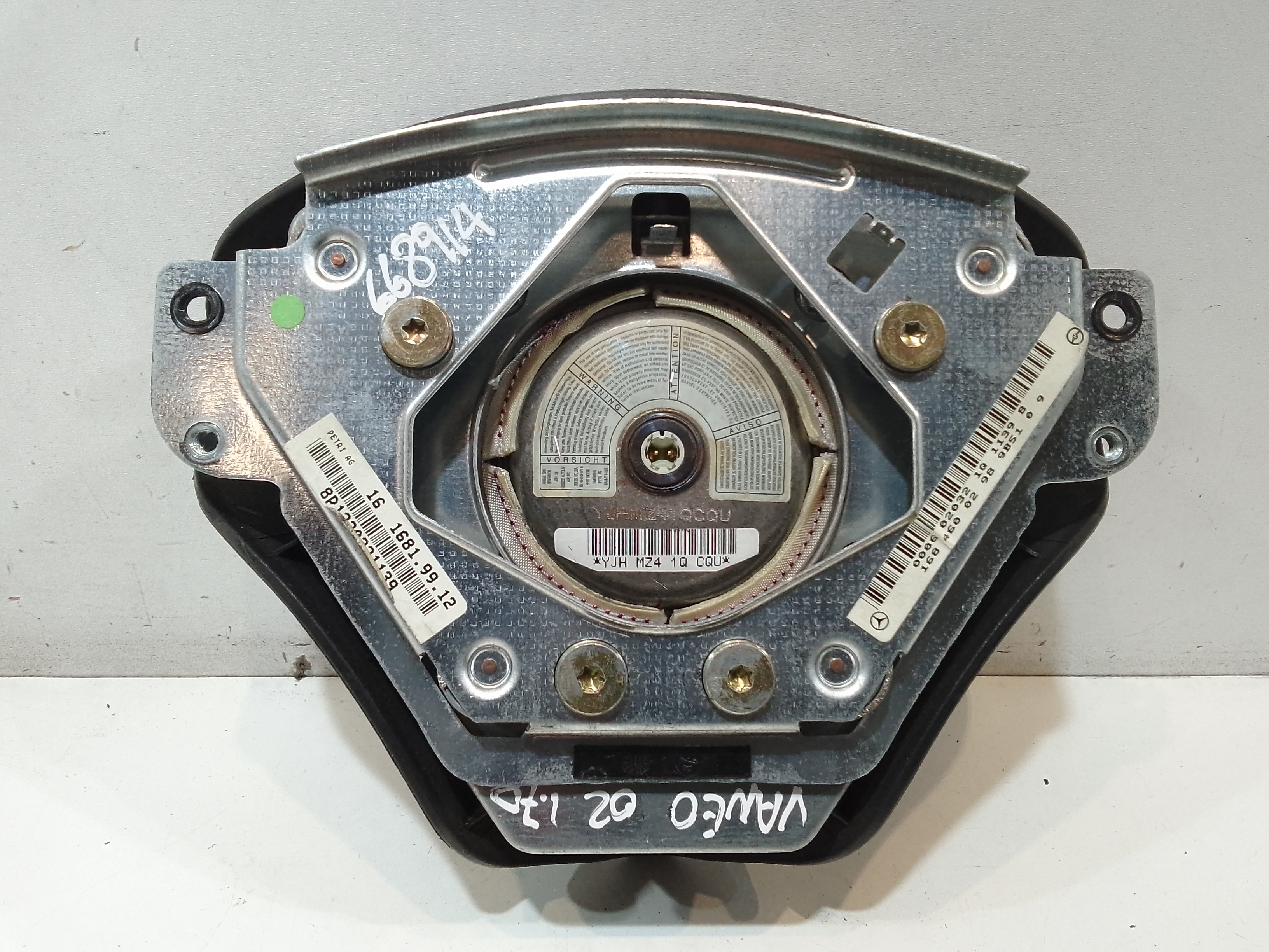 Airbag Volante per Mercedes Vaneo 1 Serie (2001 - In produzione)