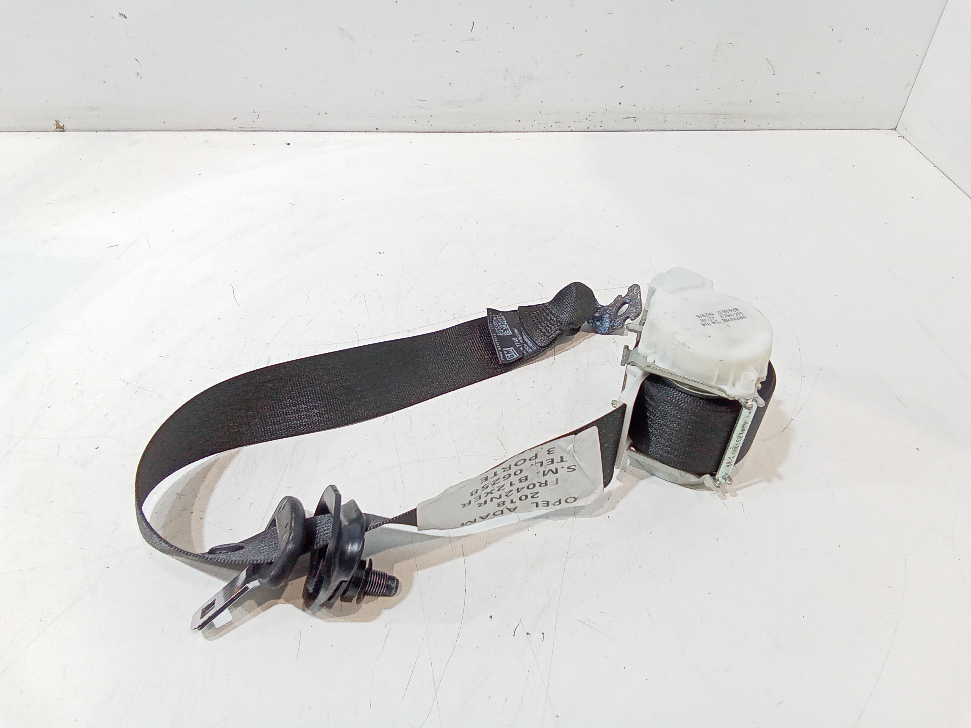 Cintura di sicurezza Posteriore DX passeggero per Opel Adam 1 Serie (2013 - In produzione)