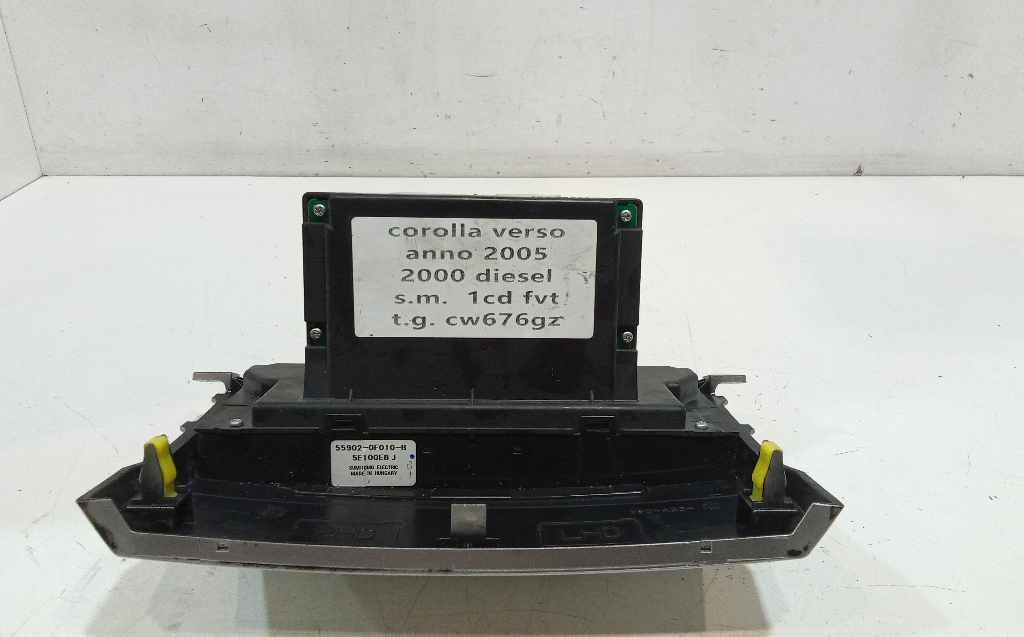 Comandi Clima per Toyota Corolla Verso 2 Serie (2004 - 2009)