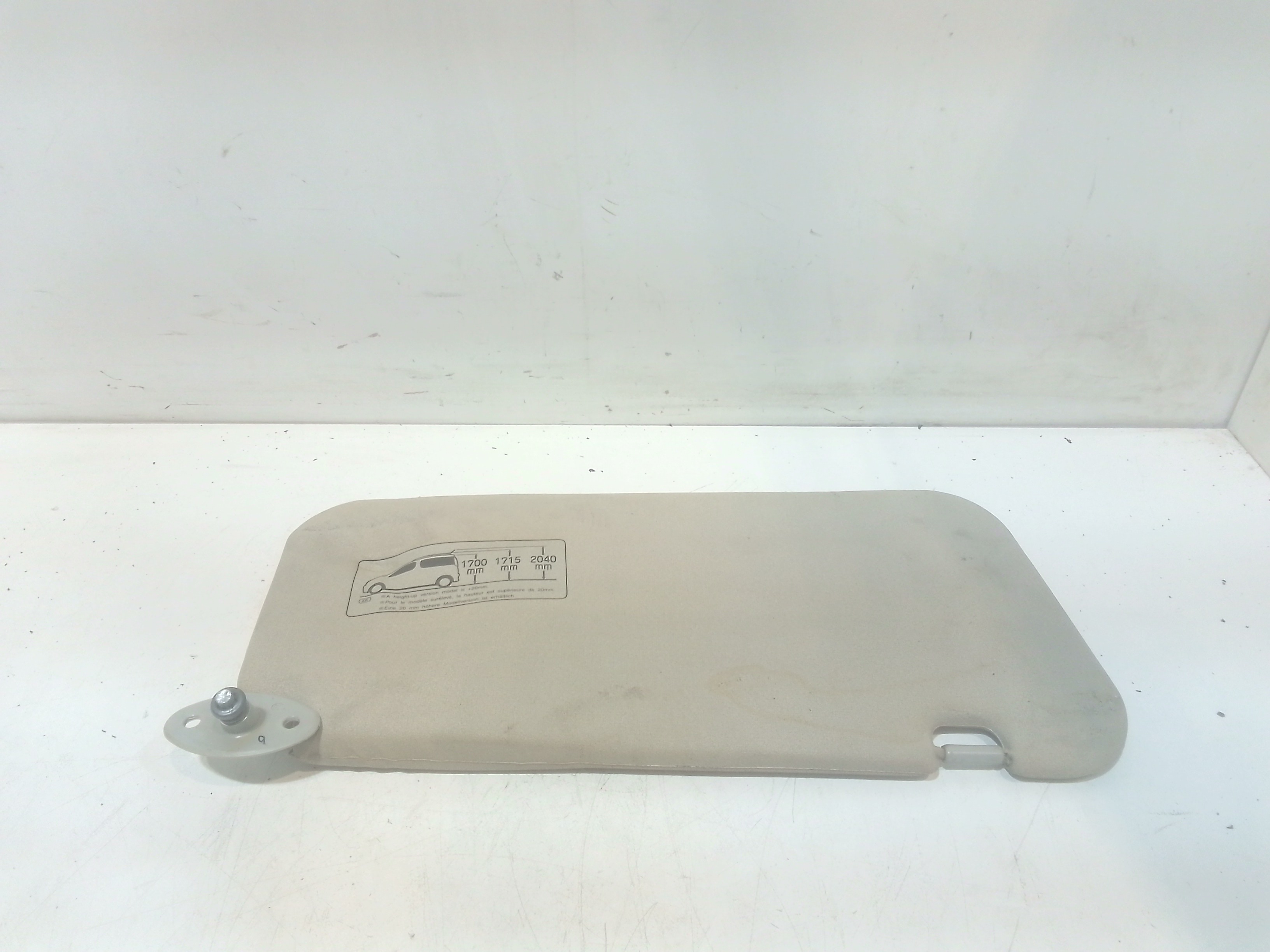 Parasole aletta anteriore Lato Guida per Toyota Yaris Verso Serie (03>07) (2003 - 2007)