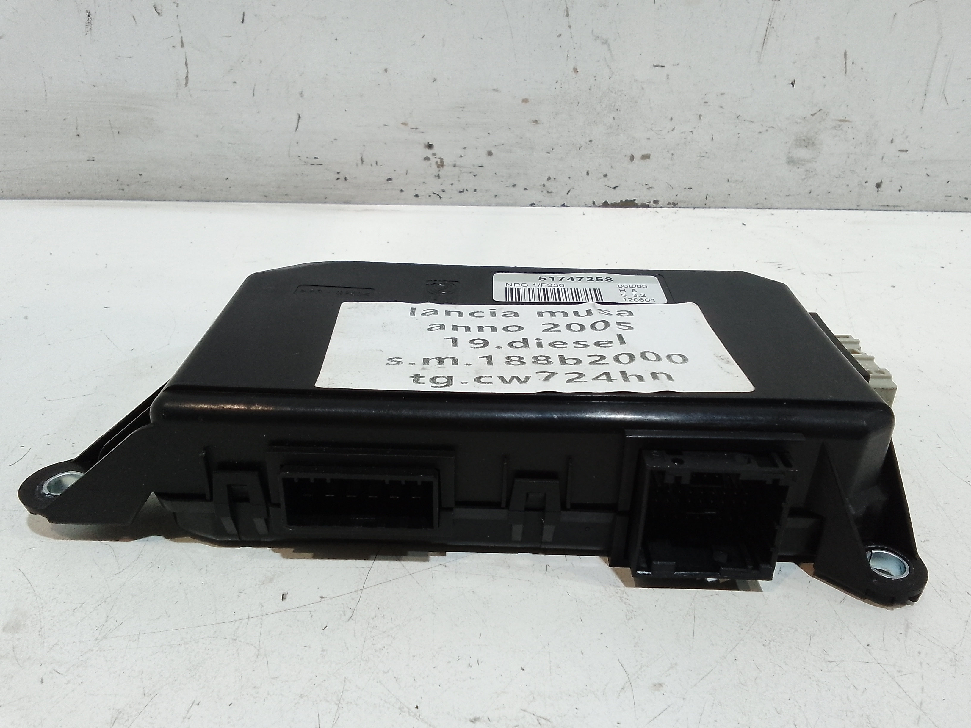 Centralina porta SX guida per Lancia Musa 1 Serie (2004 - 2007)