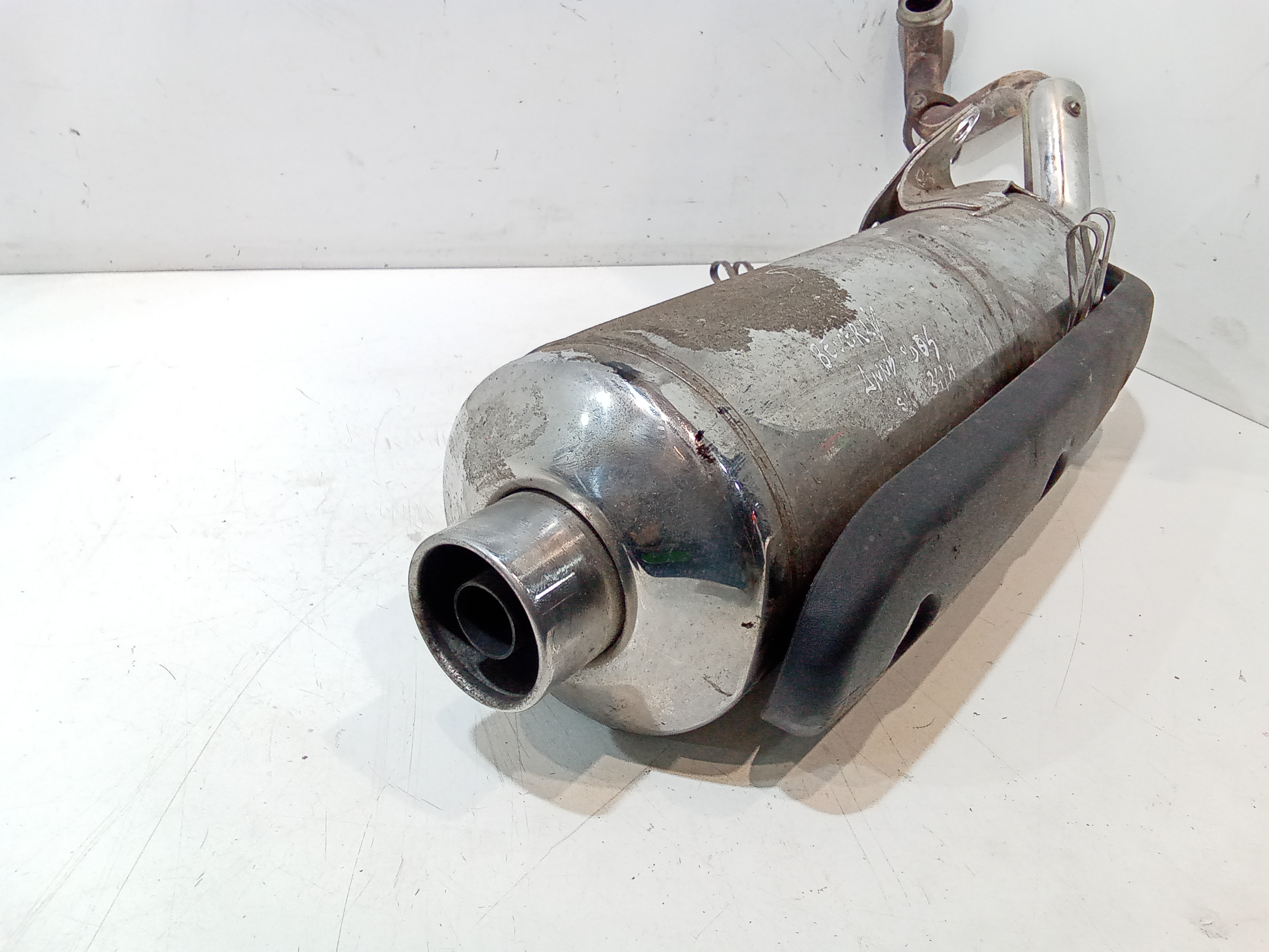 Marmitta completa di terminale scarico per Piaggio Beverly 500cc (02>06) (2002 - 2006)