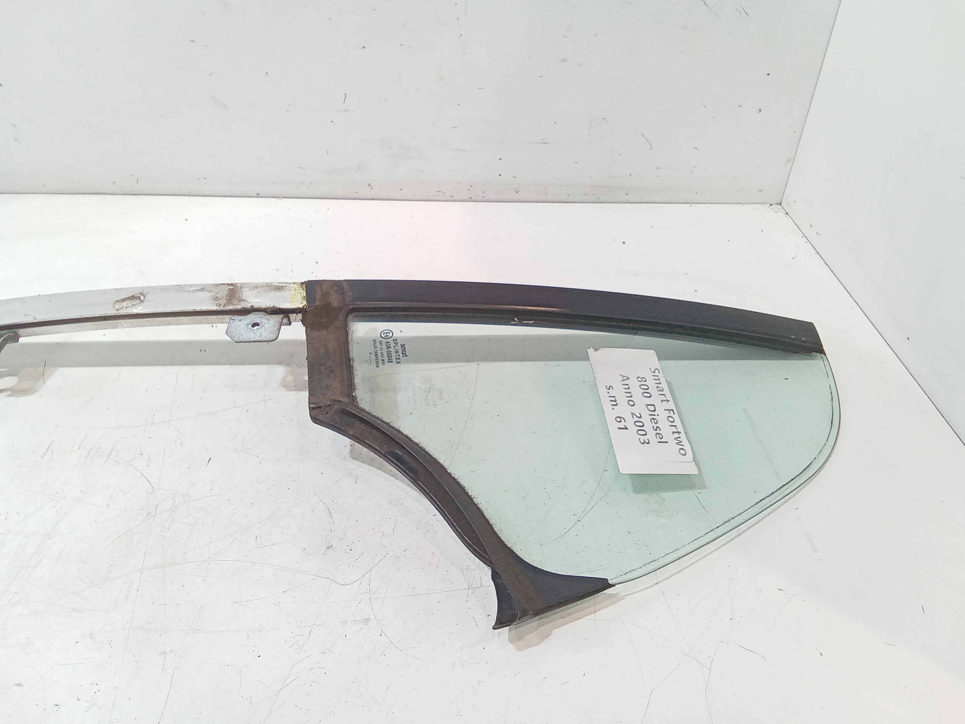 Deflettore posteriore SX per Smart Fortwo Coup 1 Serie (1998 - 2003)