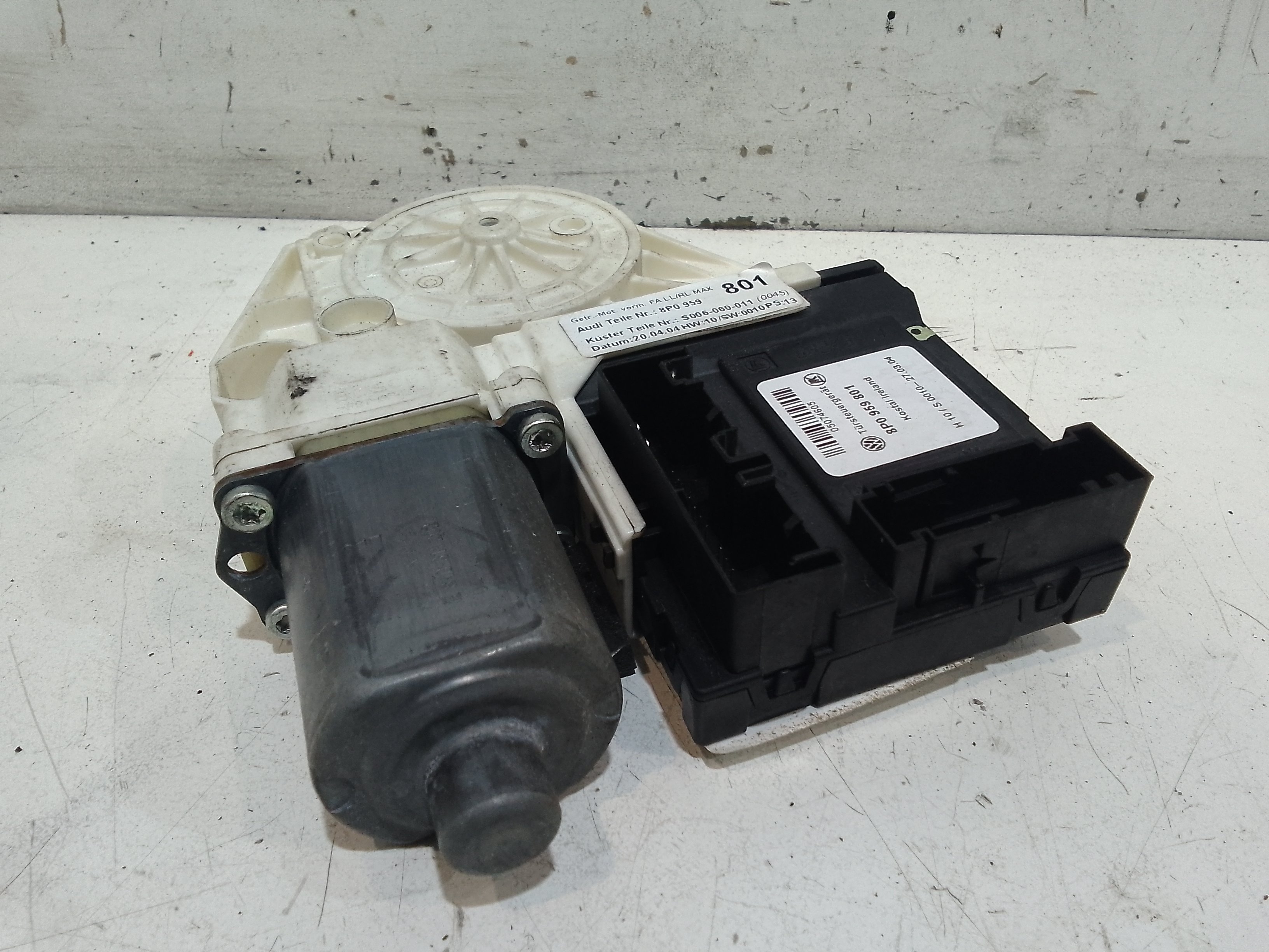 Motorino Alzavetro anteriore Sinistro per Audi A3 Serie (8p1) (05>08) (2005 - 2008)