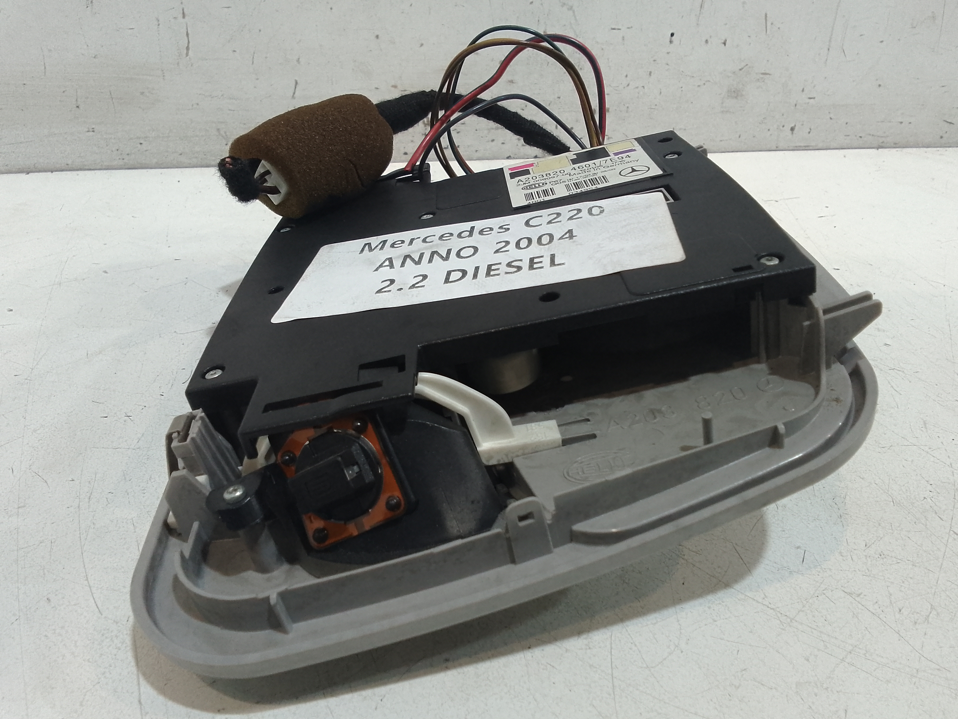 Plafoniera per Mercedes Classe C Berlina W203 2 Serie (2004 - 2007)