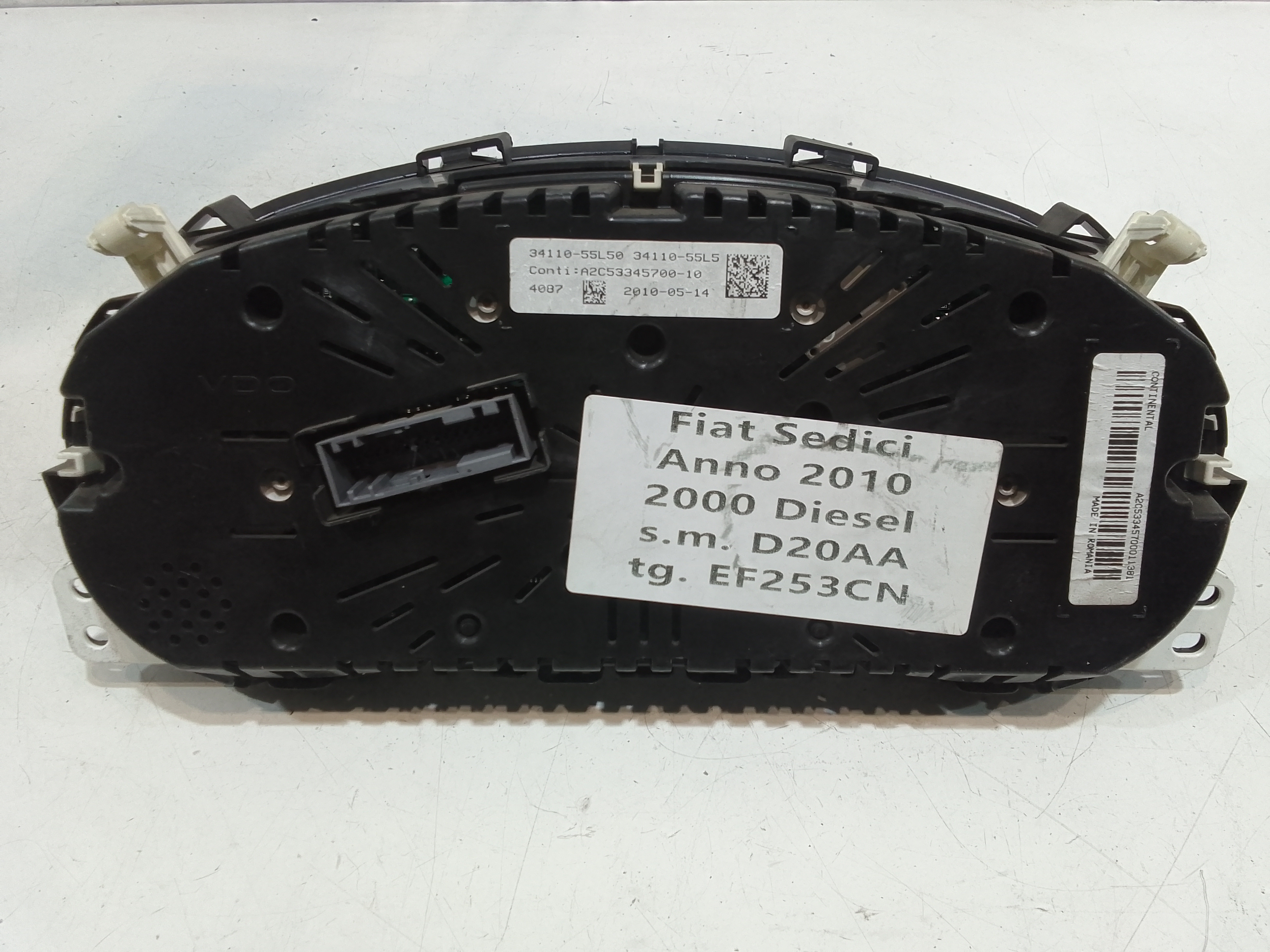 Quadro Strumenti per Fiat Sedici 2 Serie (2009 - In produzione)