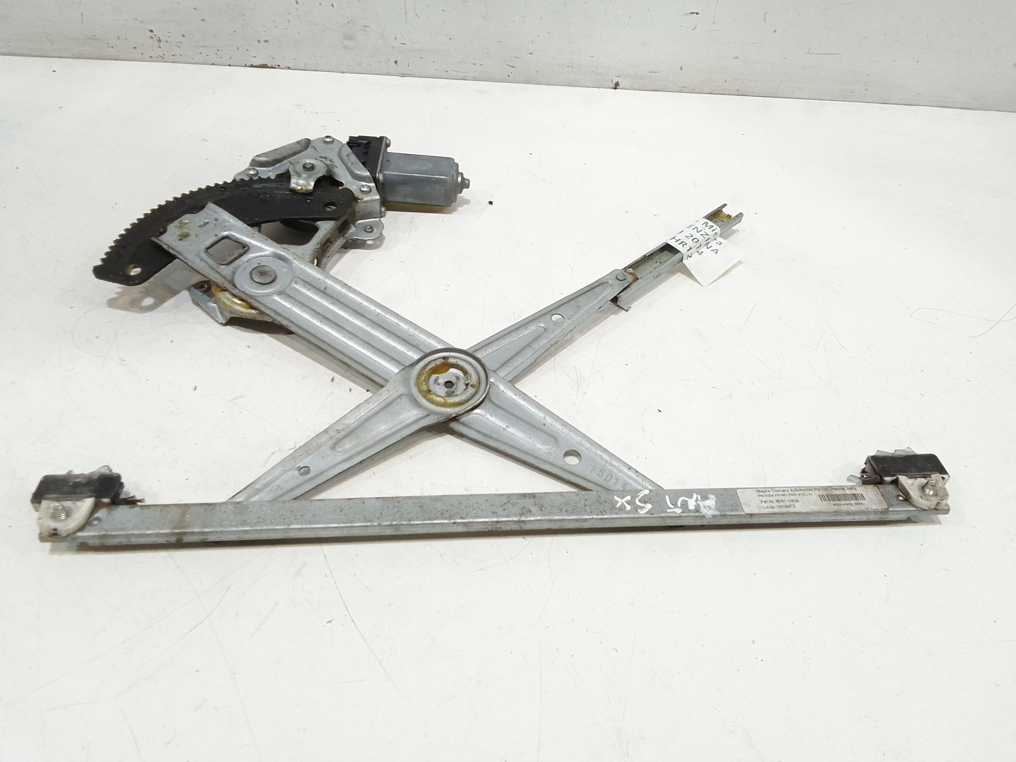 Cremagliera anteriore sinistra Guida per Nissan Micra 7 Serie (2010 - 2016)