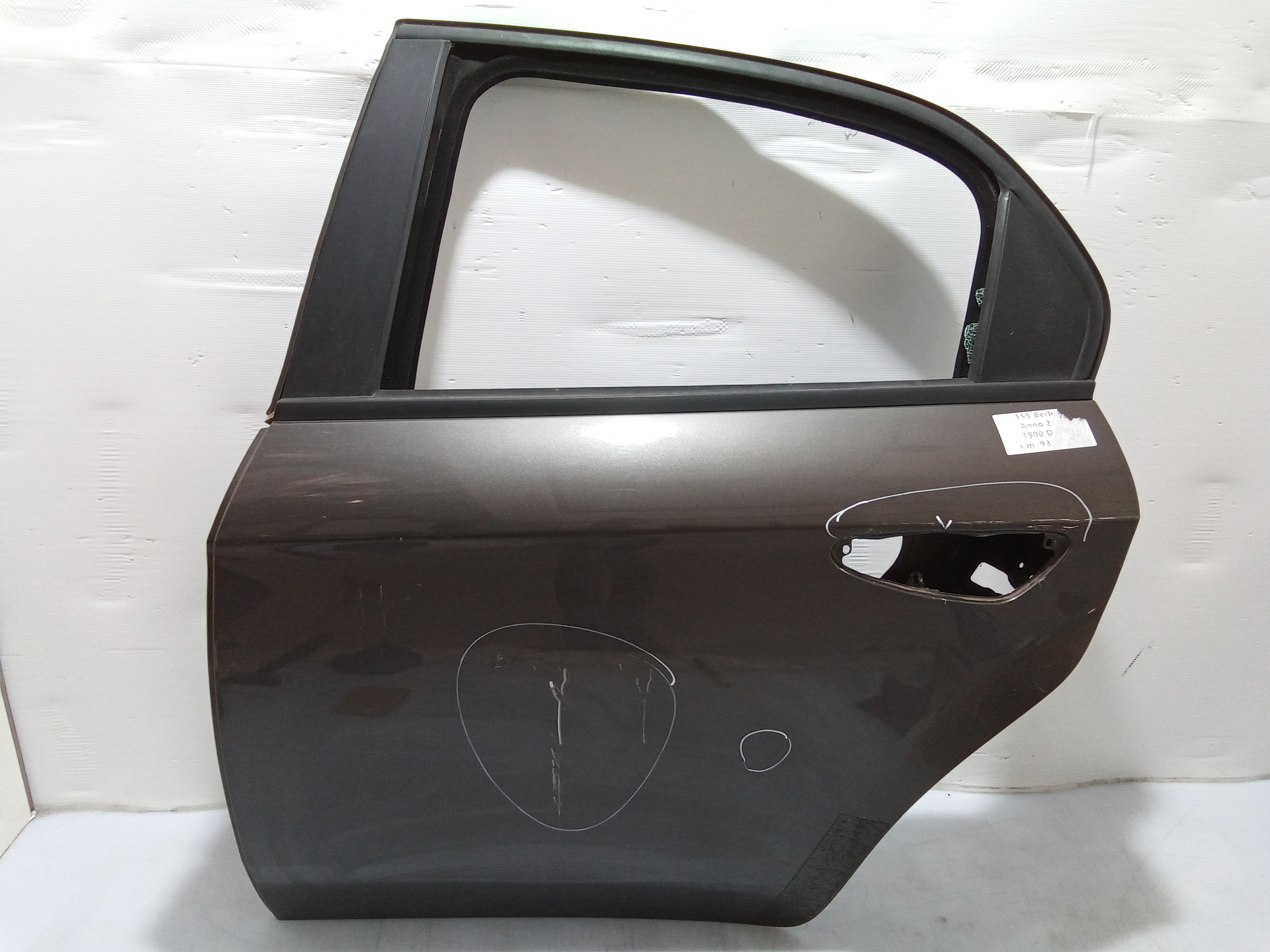 Portiera Posteriore Sinistra per Alfa Romeo 159 Berlina Serie (939_) (05>11) (2005 - 2011)