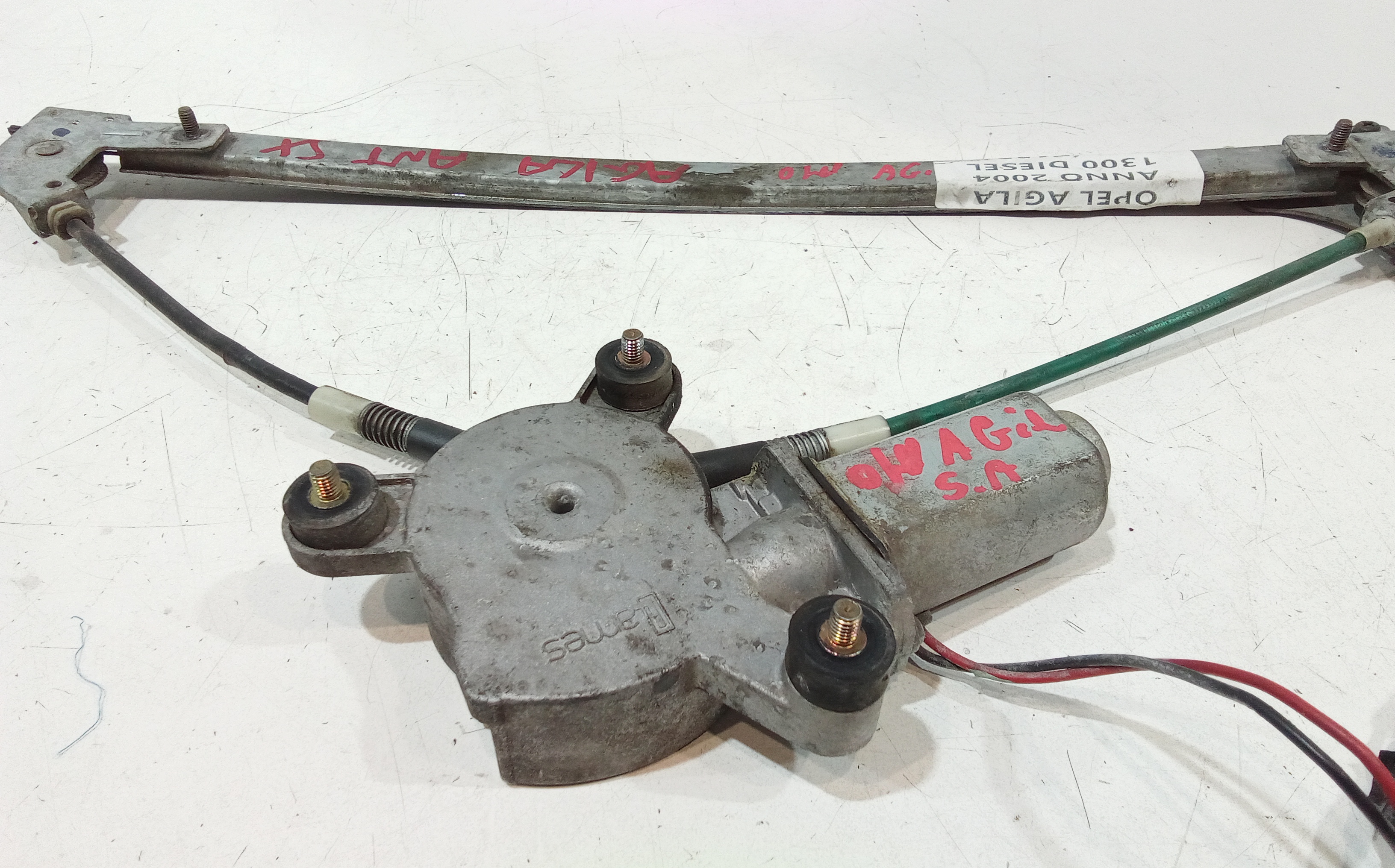 Cremagliera anteriore sinistra Guida per Opel Agila 1 Serie (2000 - 2004)