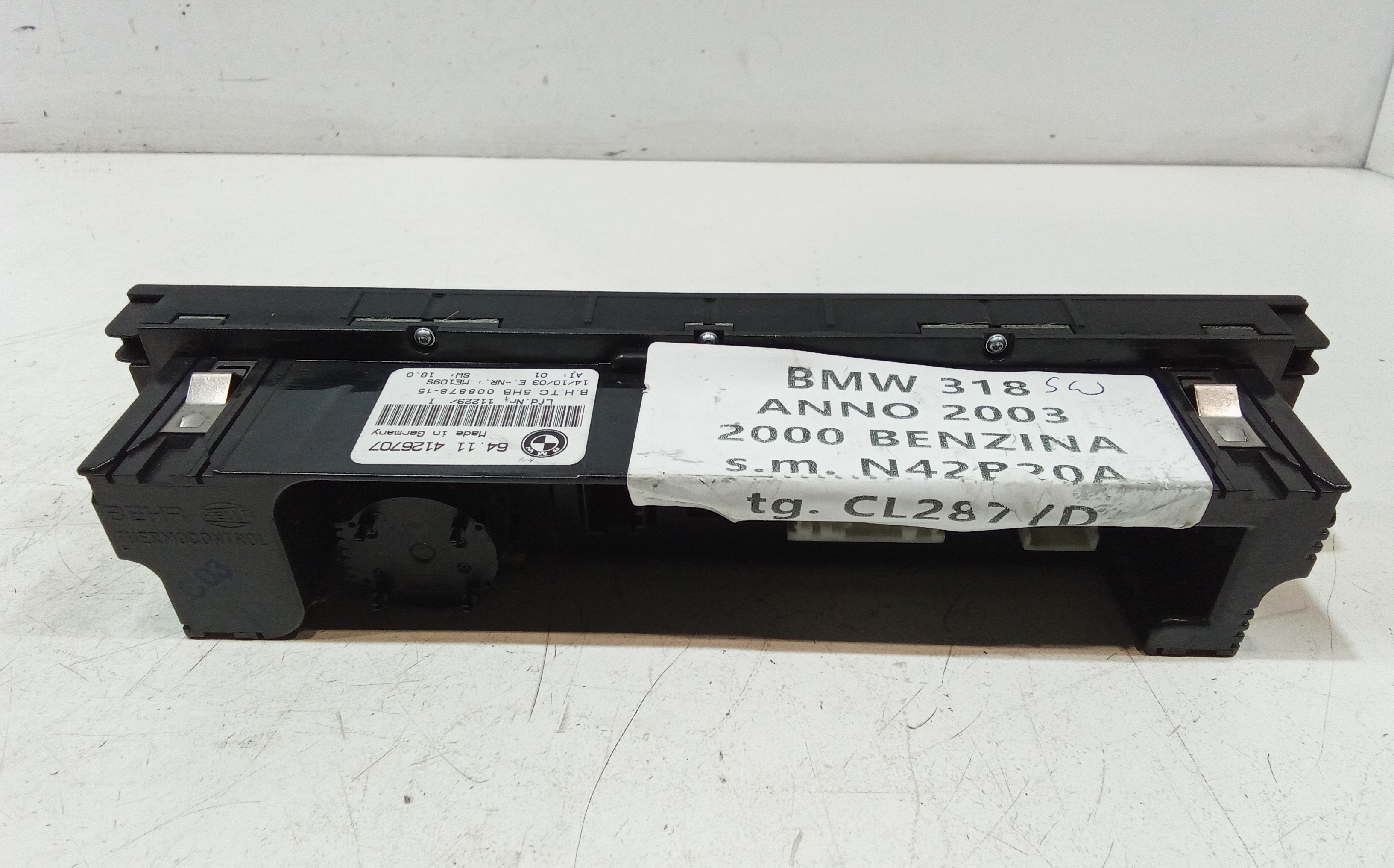 Comandi Clima per Bmw Serie 3 E46 Touring 2 Serie (2001 - 2005)