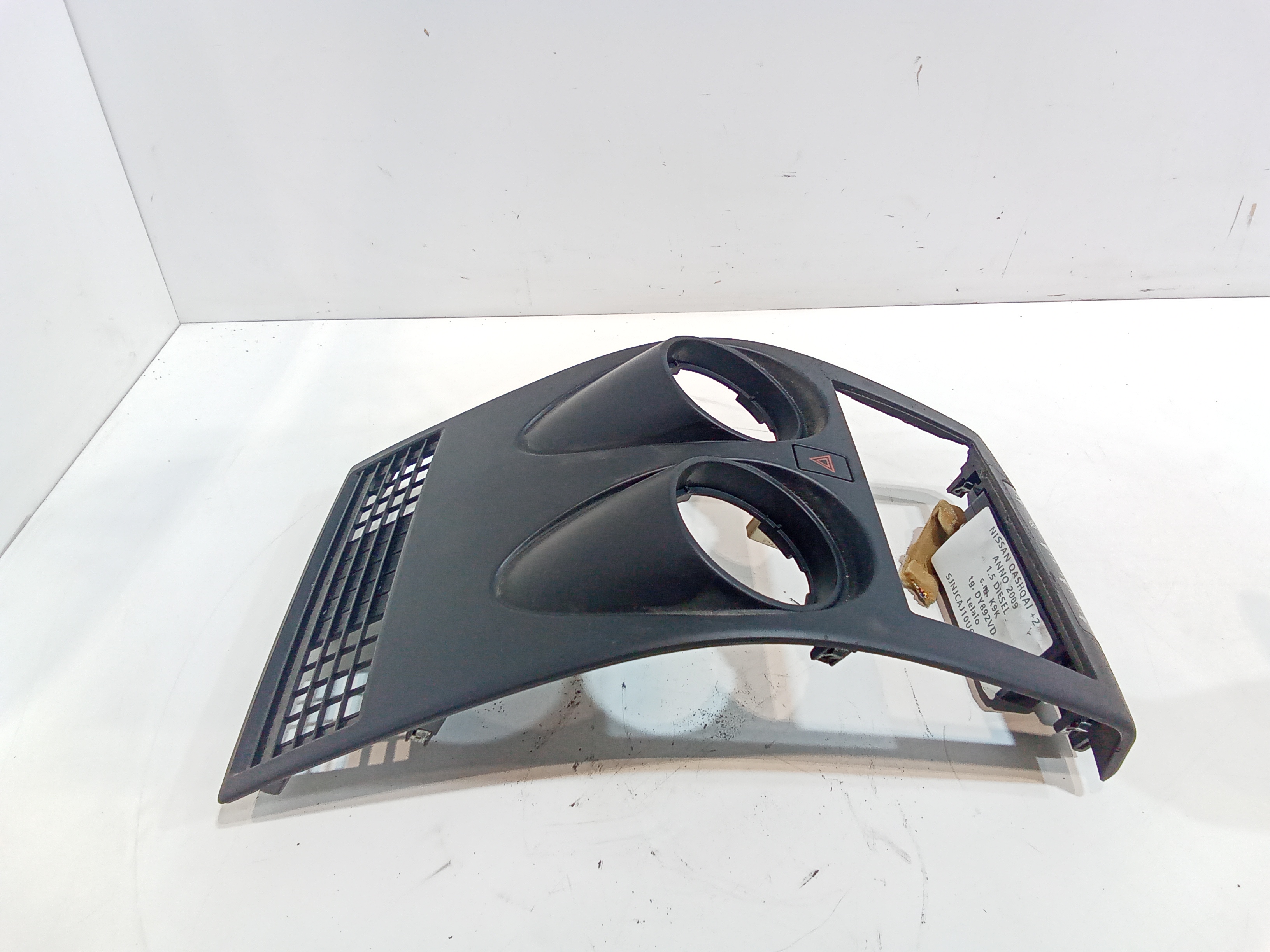 Modanatura Centrale Cruscotto per Nissan Qashqai 1 Serie (2006 - 2009)