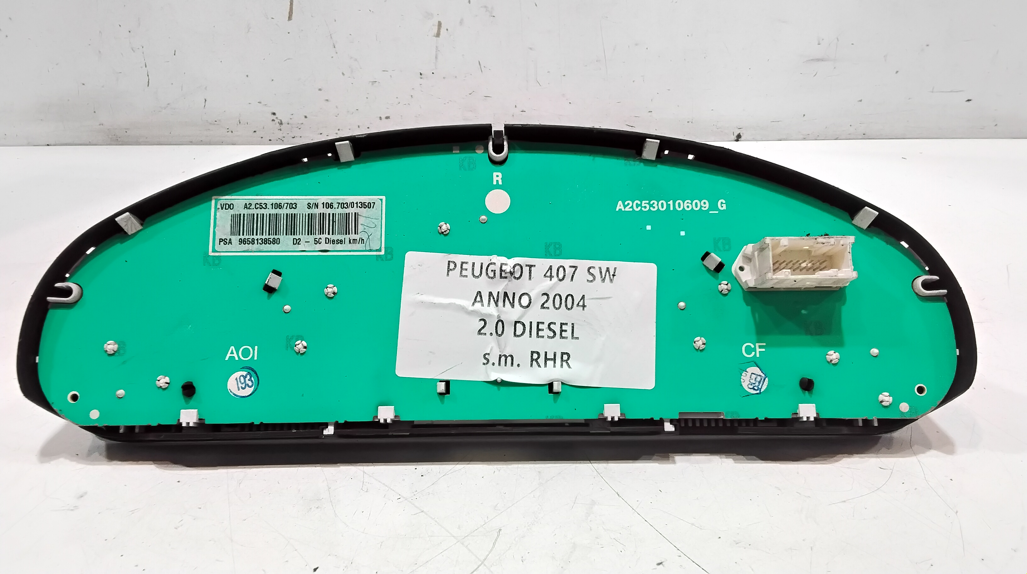Quadro Strumenti per Peugeot 407 S. Wagon (2004 - In produzione)