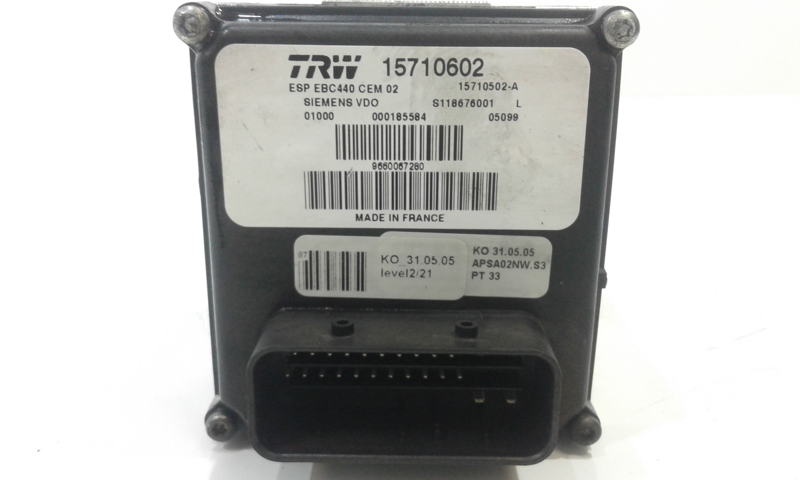 ABS PEUGEOT 407 Coup