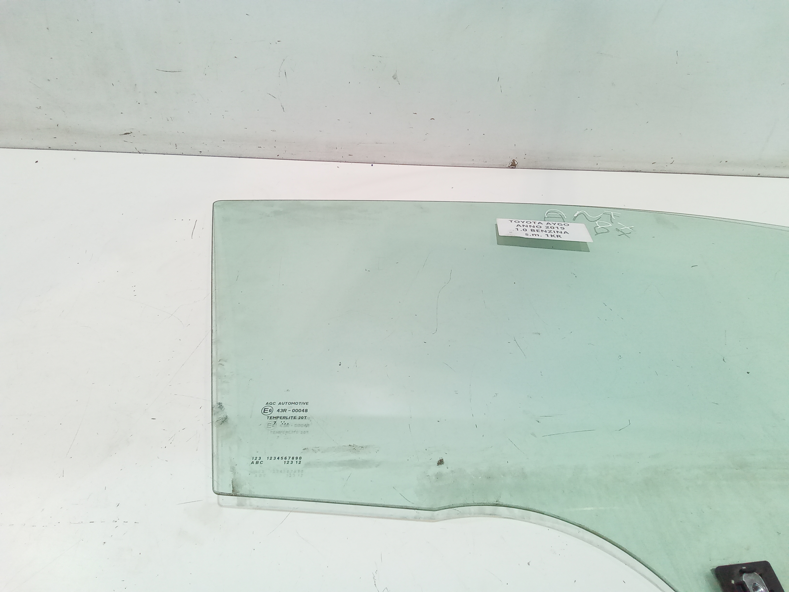 Vetro scendente anteriore destro per Toyota Aygo 3 Serie (2015 - In produzione)