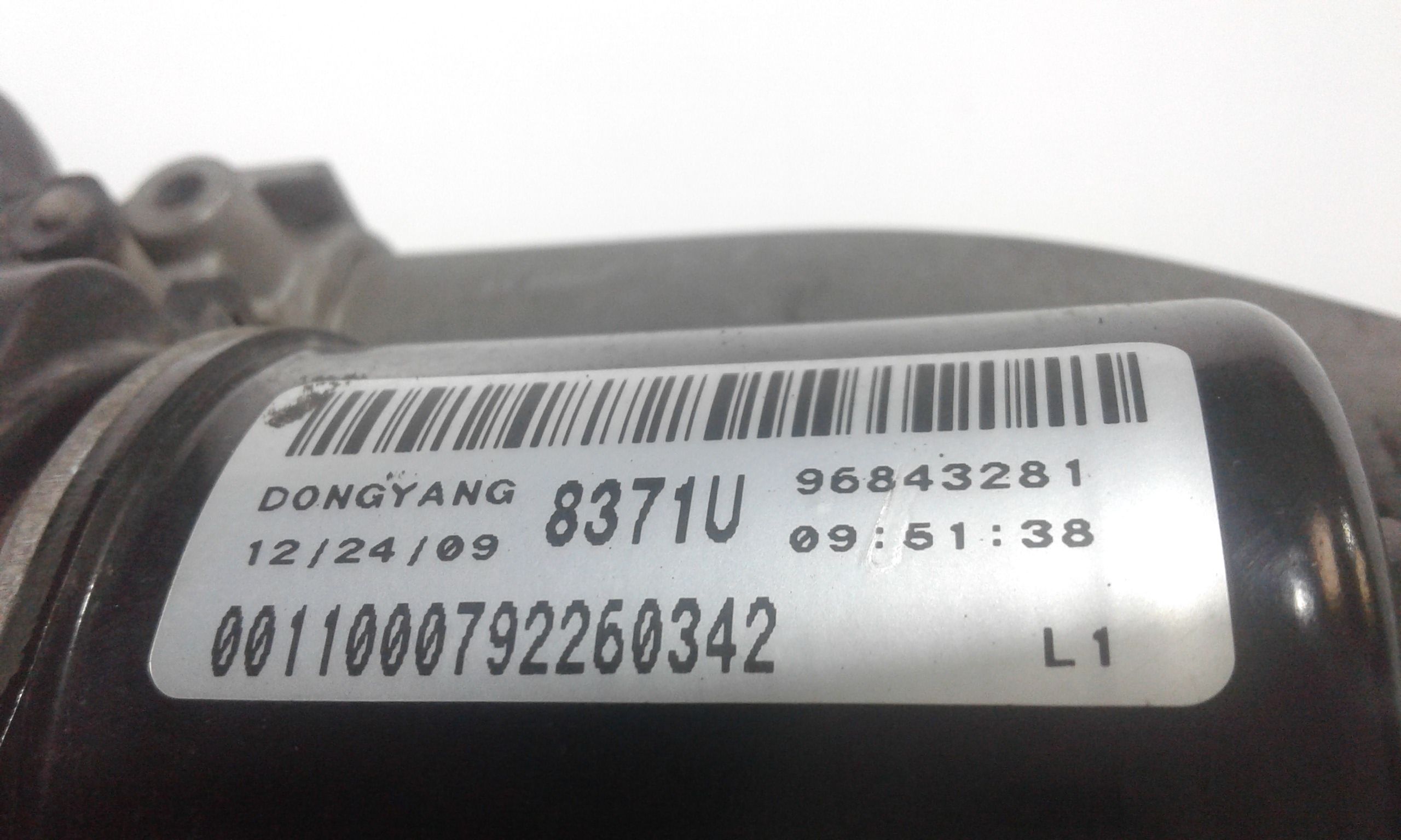 Motorino tergi ant completo di tandem CHEVROLET Spark 1 Serie