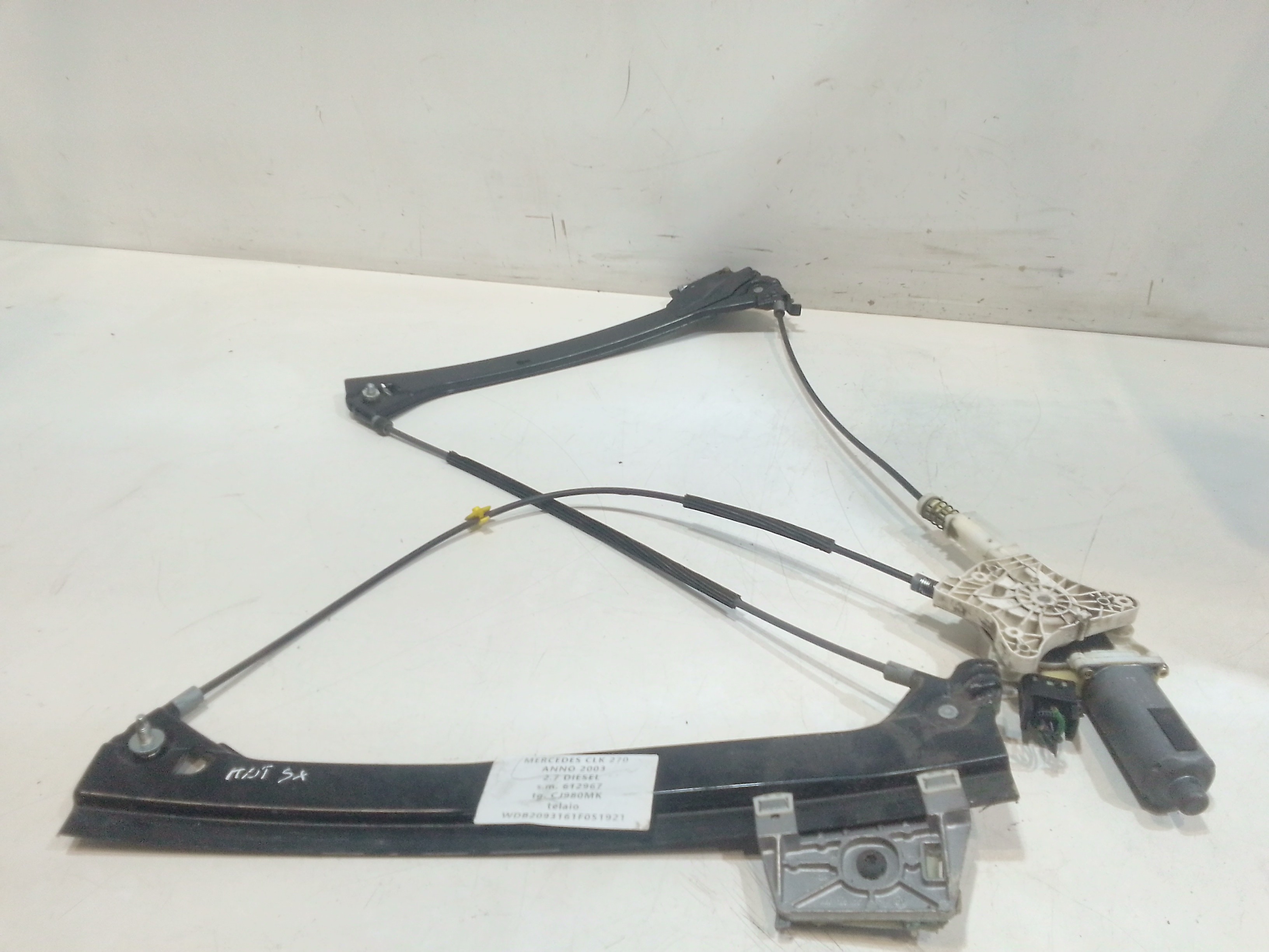 Cremagliera anteriore sinistra Guida per Mercedes Clk Coup W209 (2002 - In produzione)