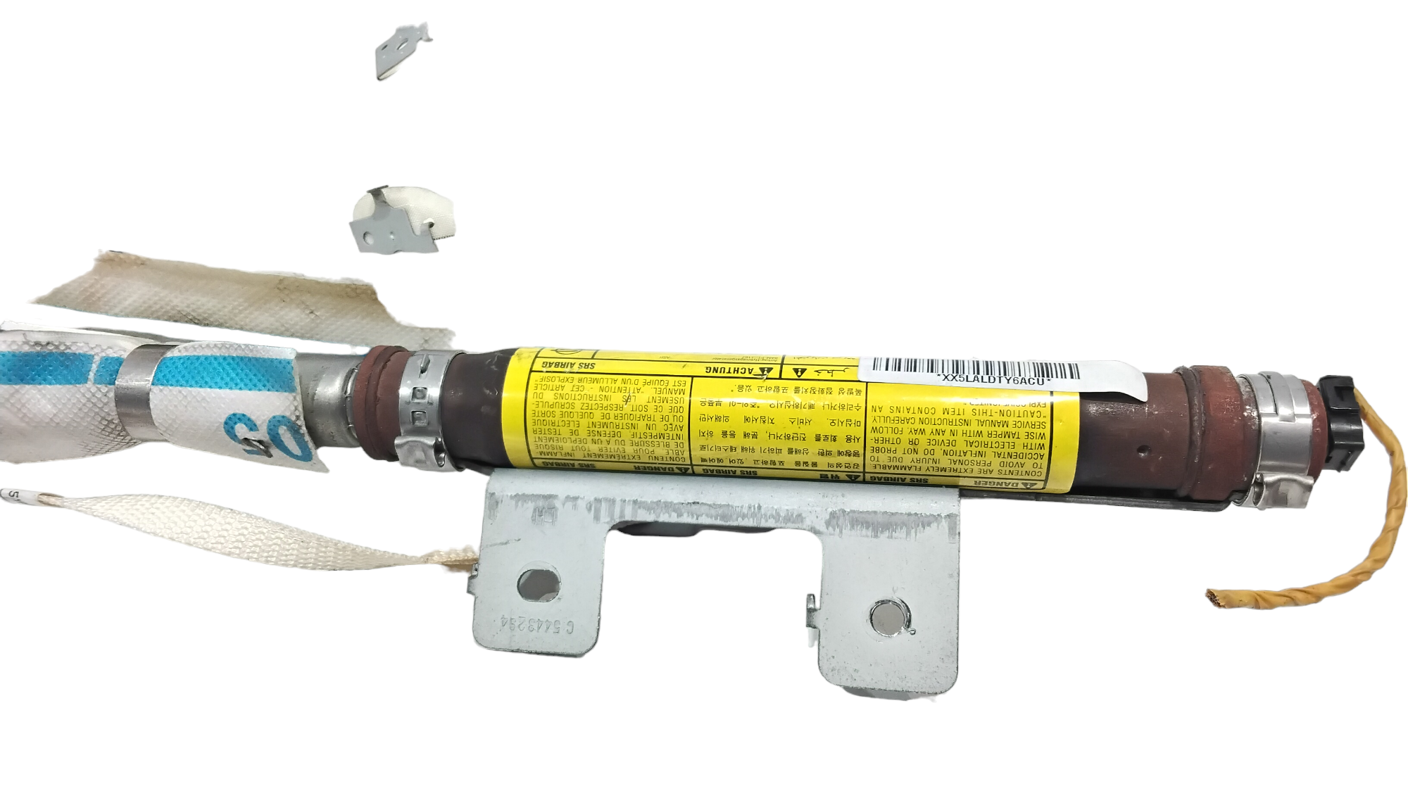 Airbag a tendina laterale Sinistro Guida per Ssangyong Kyron 2 Serie (2007 - 2011)