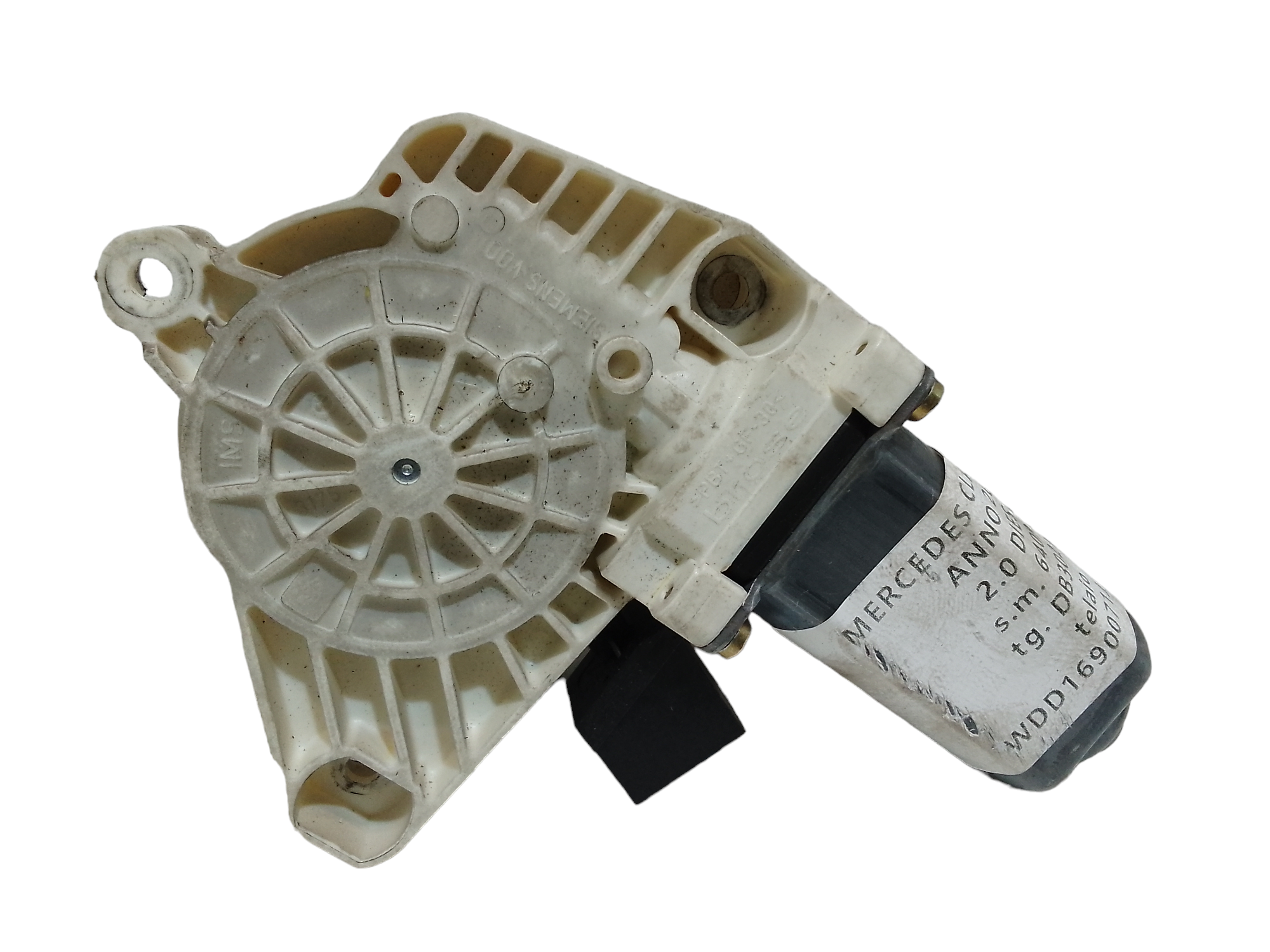 Motorino Alzavetro anteriore destra per Mercedes Classe A W169 3 Serie (2004 - 2008)