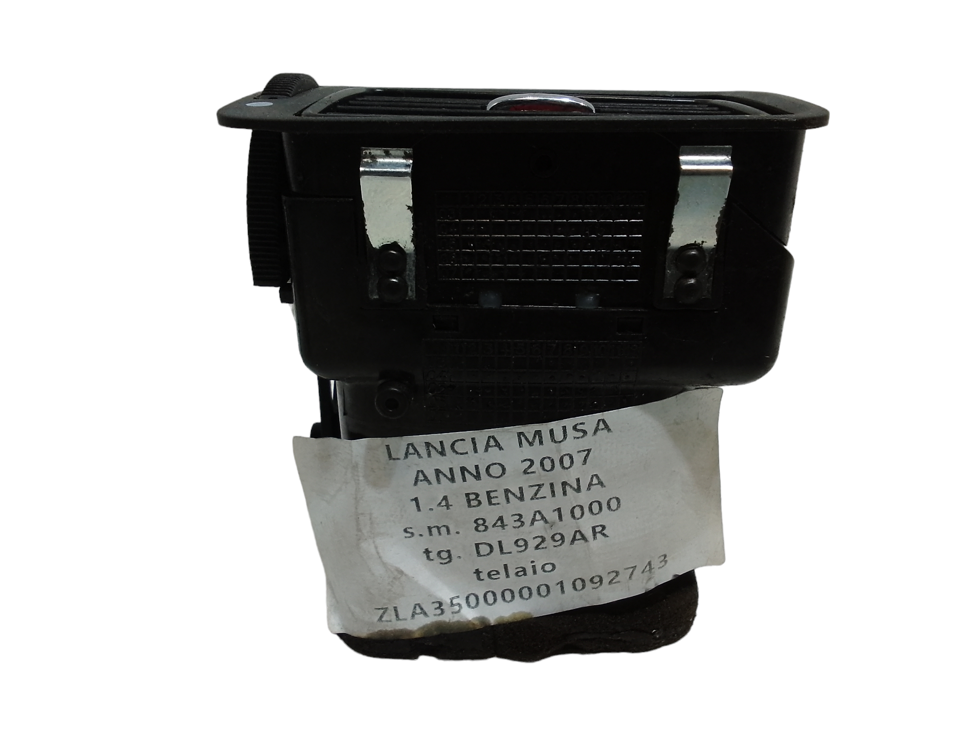 Bocchetta aria cruscotto lato passeggero per Lancia Musa 1 Serie (2004 - 2007)