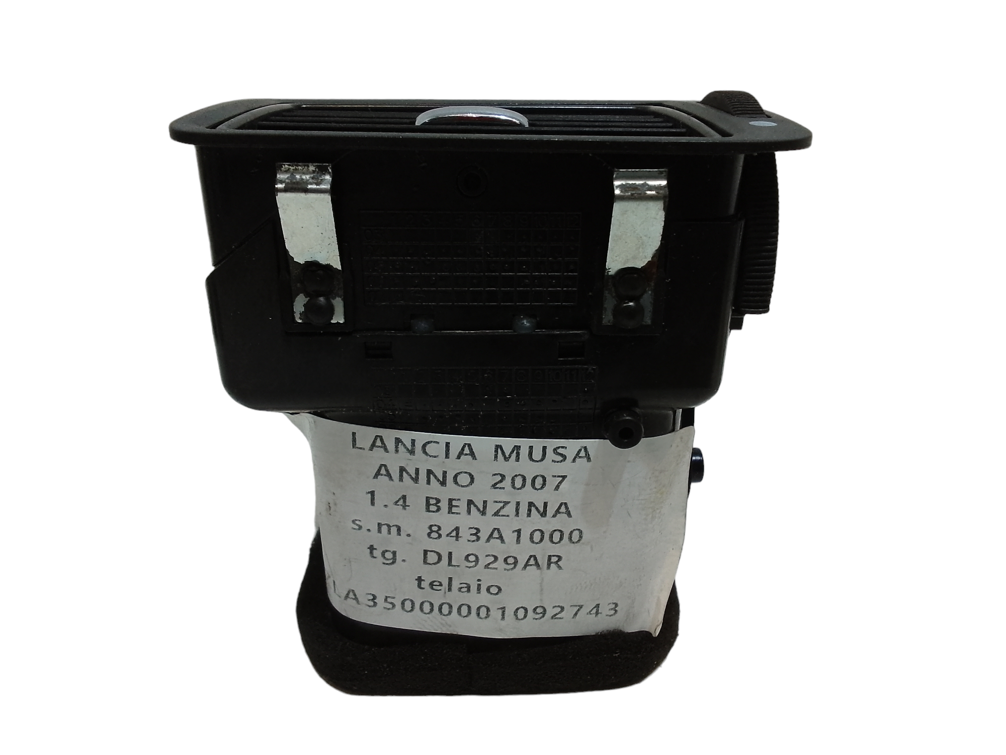 Bocchetta aria cruscotto lato guida per Lancia Musa 1 Serie (2004 - 2007)