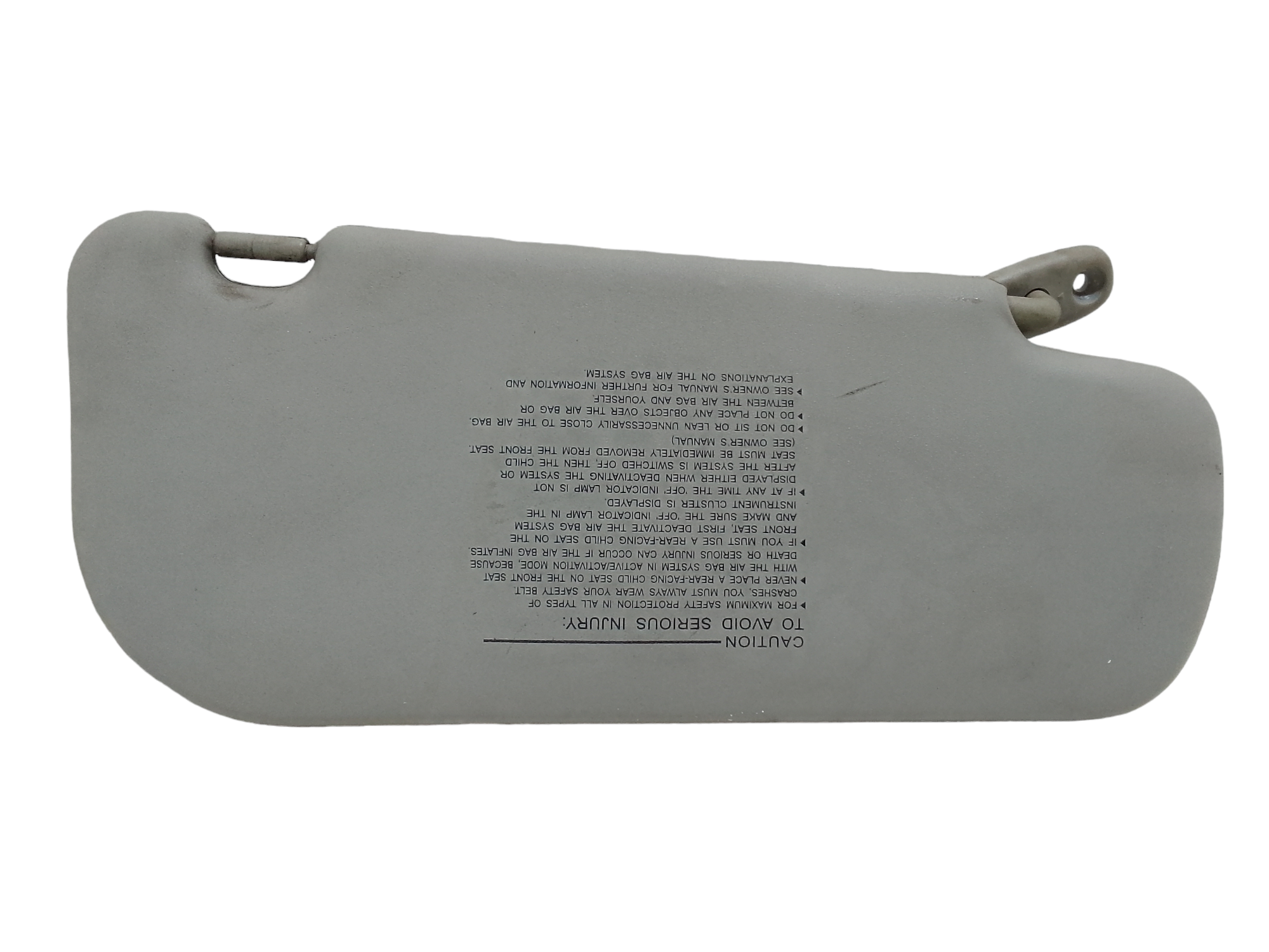 Parasole aletta anteriore Lato Guida per Kia Picanto 2 Serie (2007 - 2011)