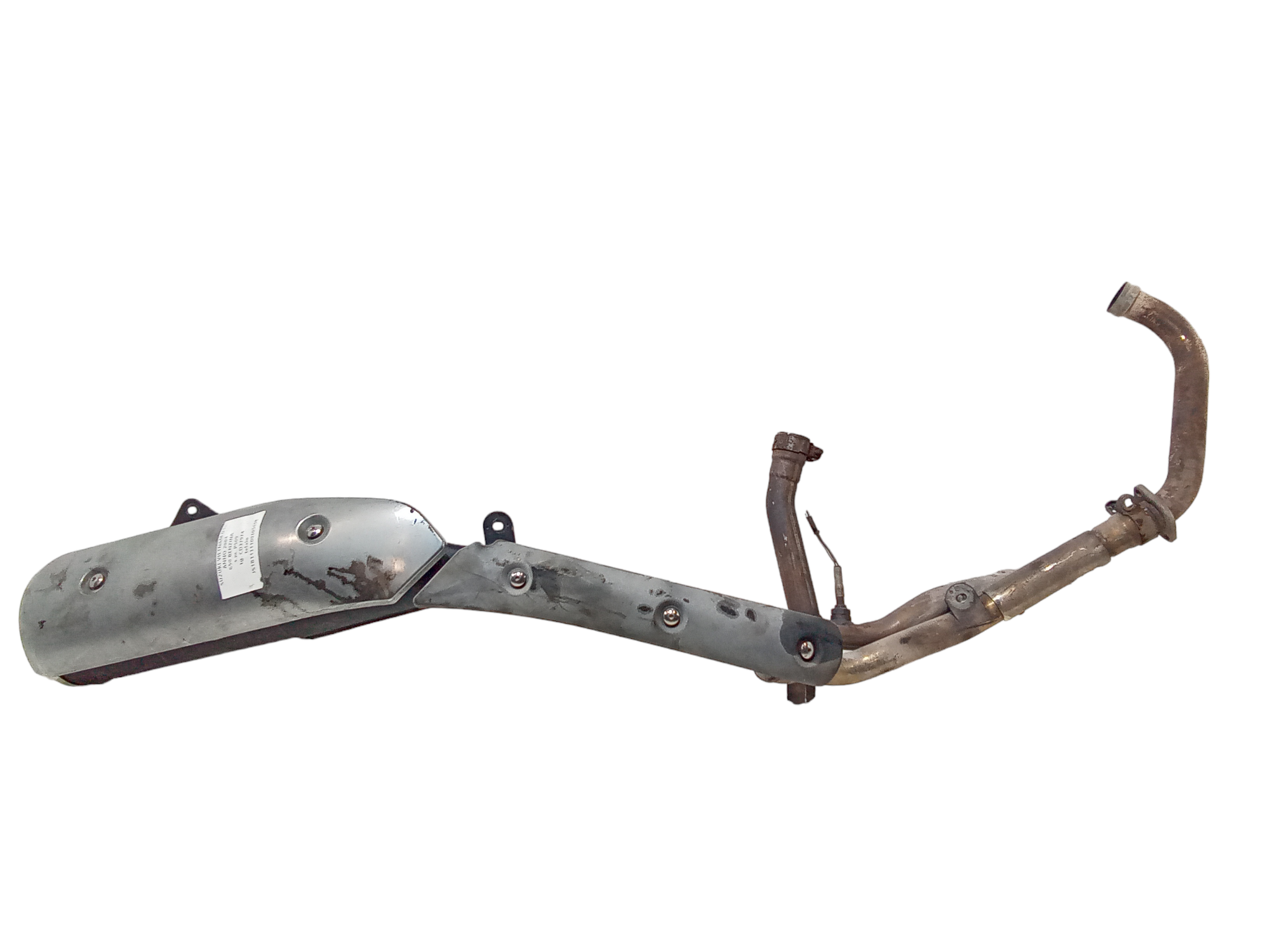 Marmitta completa di terminale scarico per Suzuki V-Strom 650cc DL (2004 - 2006)