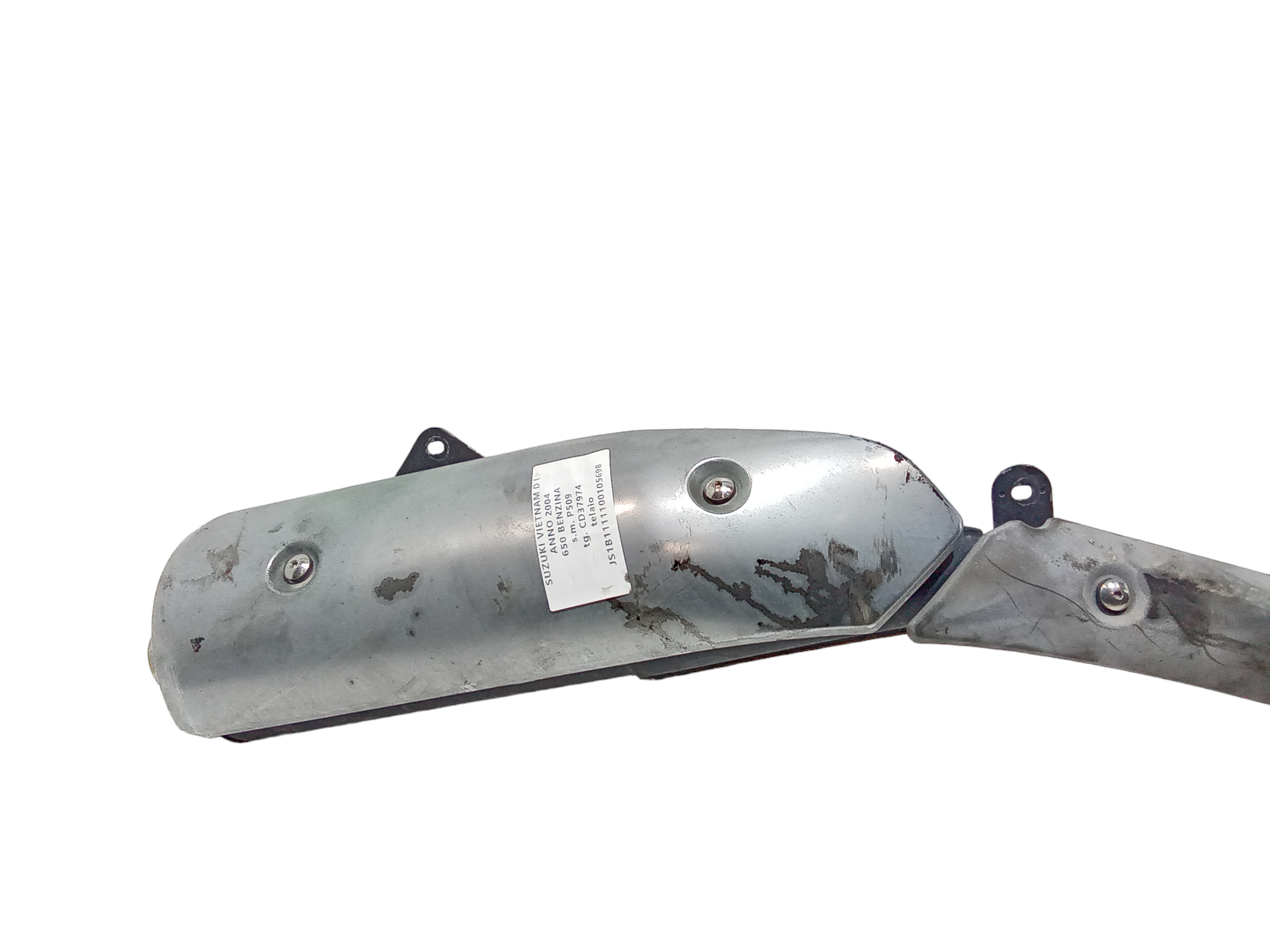 Marmitta completa di terminale scarico per Suzuki V-Strom 650cc DL (2004 - 2006)