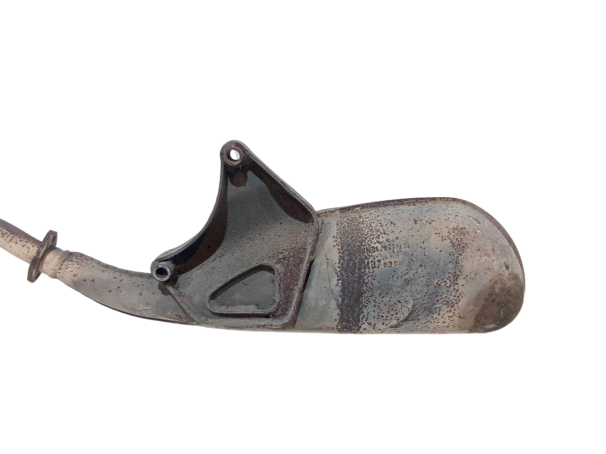 Marmitta completa di terminale scarico per Piaggio Vespa 125cc Lx (2005 - 2011)