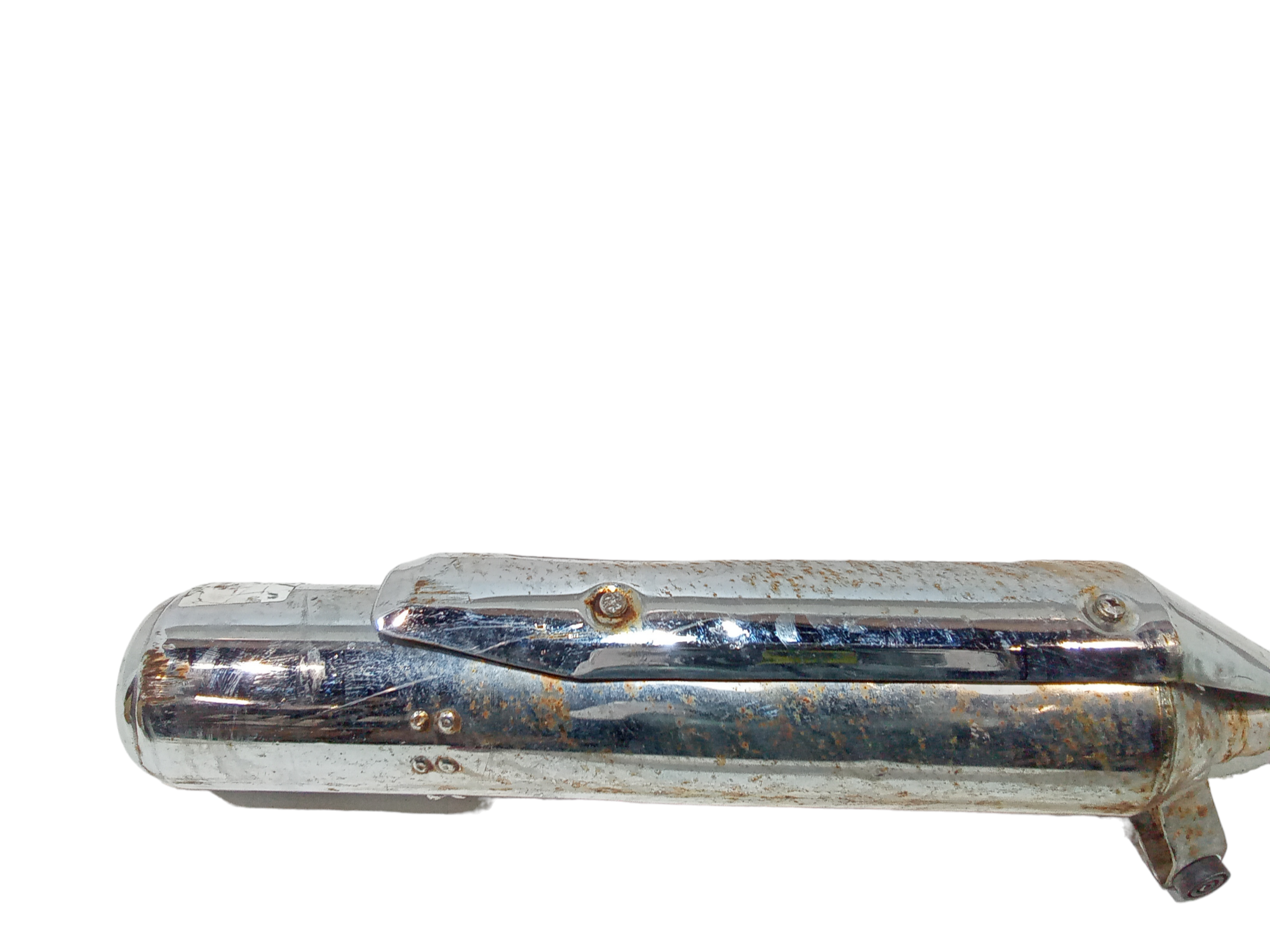 Marmitta completa di terminale scarico per Yamaha YBR 125cc (2005 - 2009)