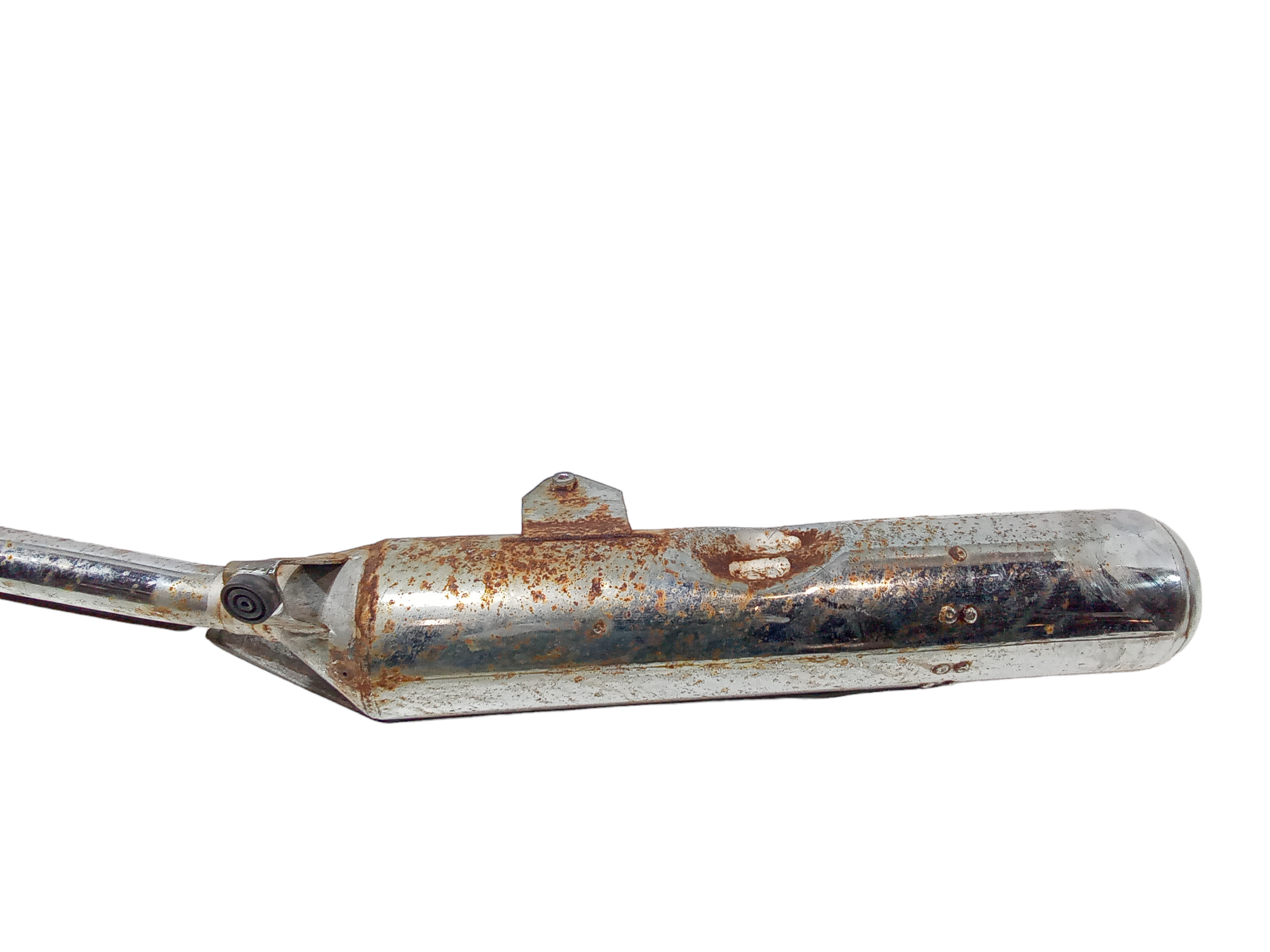 Marmitta completa di terminale scarico per Yamaha YBR 125cc (2005 - 2009)