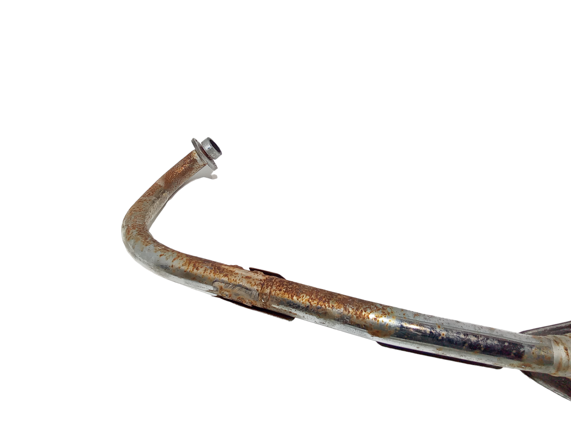 Marmitta completa di terminale scarico per Yamaha YBR 125cc (2005 - 2009)