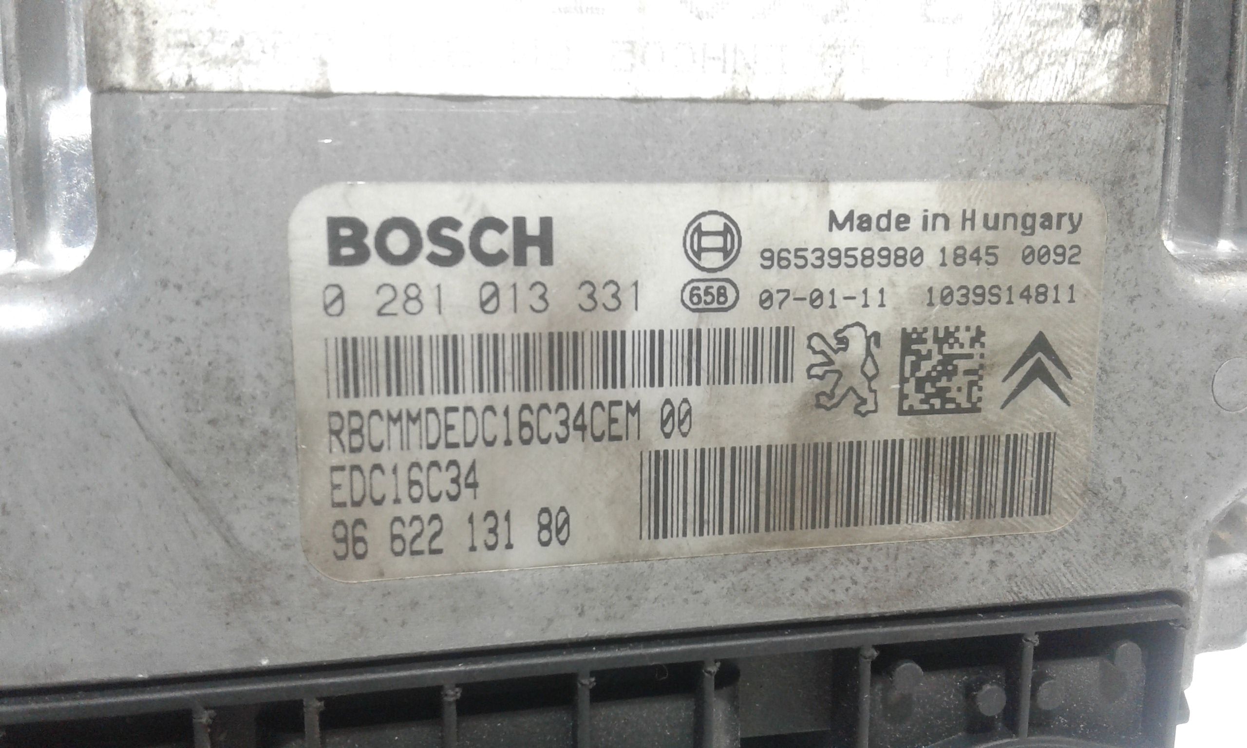 Centralina motore PEUGEOT 207 1 Serie