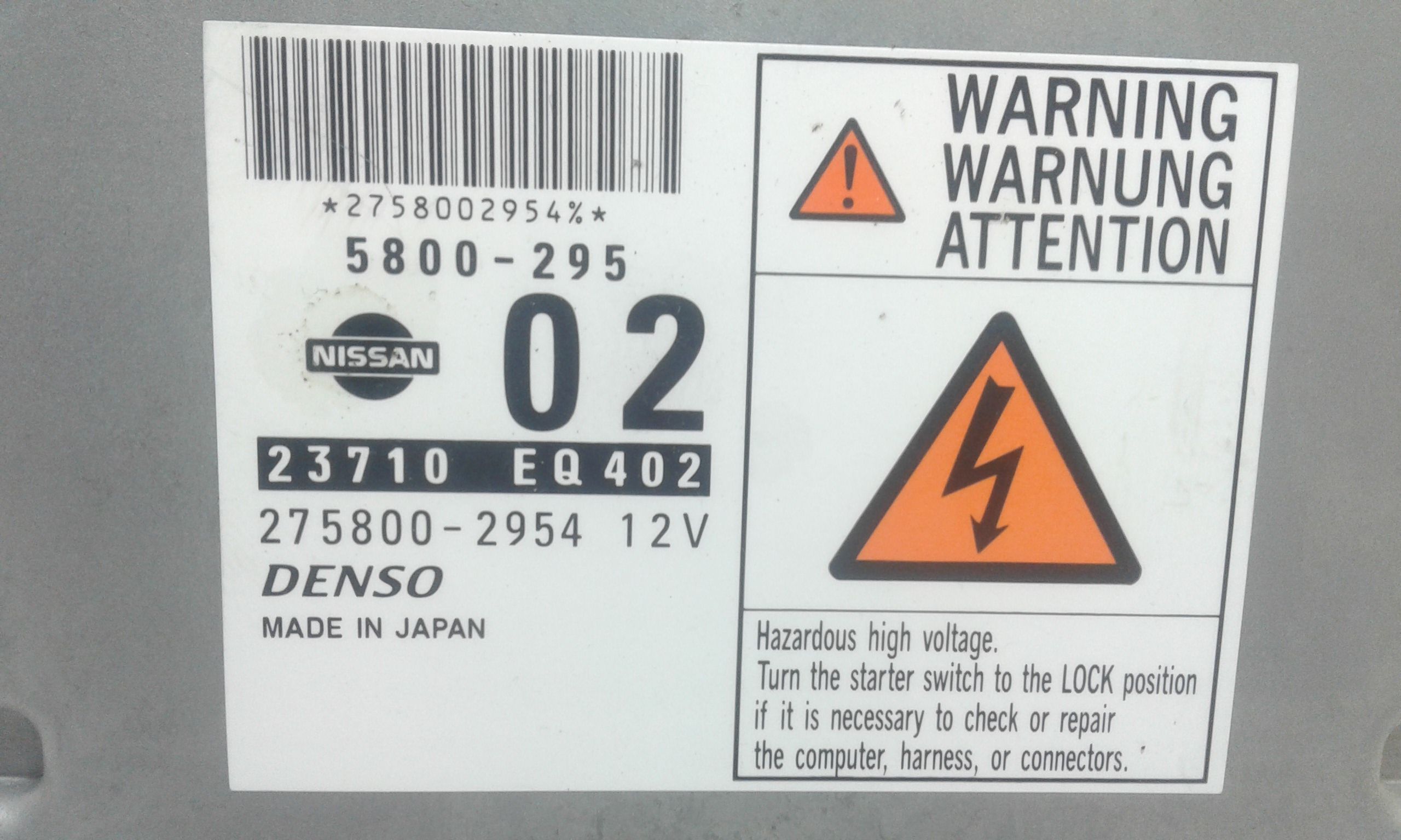 Centralina motore NISSAN X-Trail 1 Serie