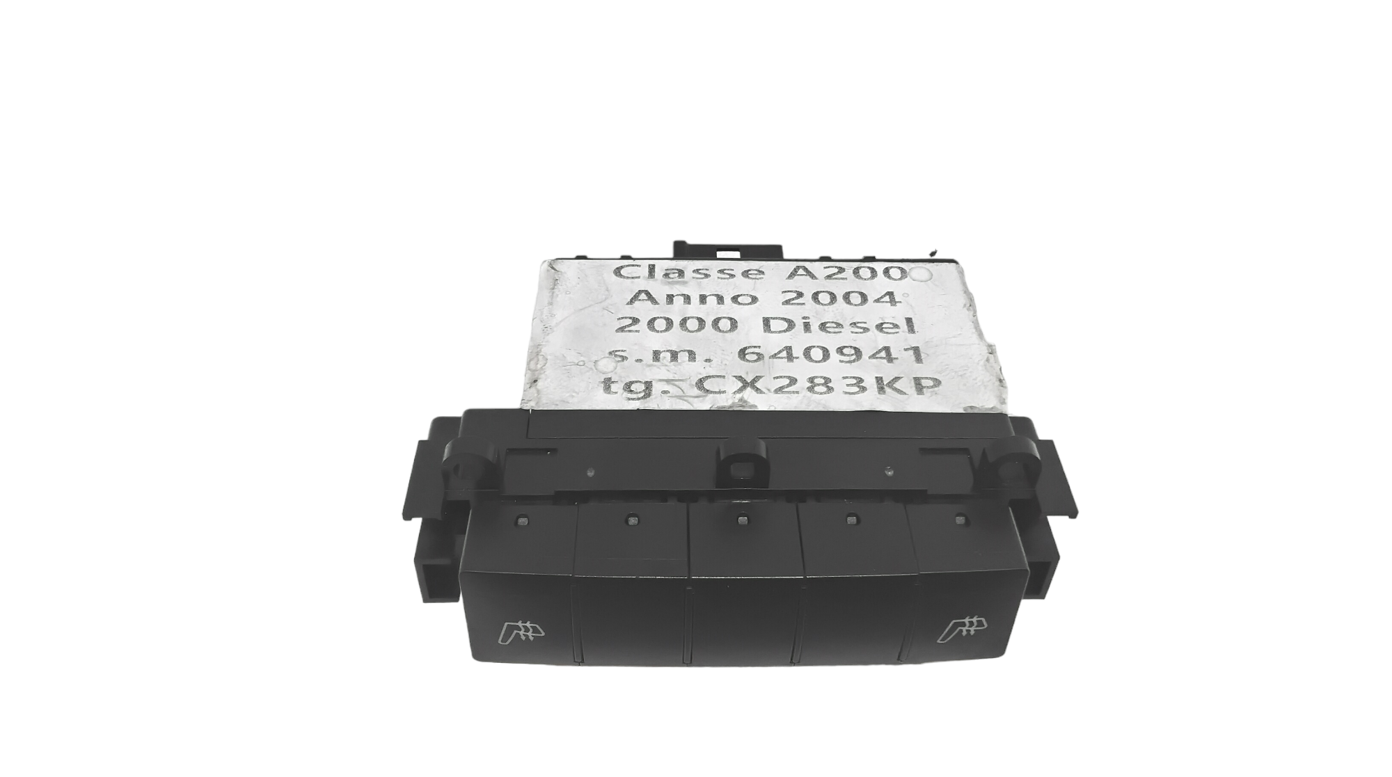 Interruttore riscaldamento sedili per Mercedes Classe A W169 3 Serie (2004 - 2008)